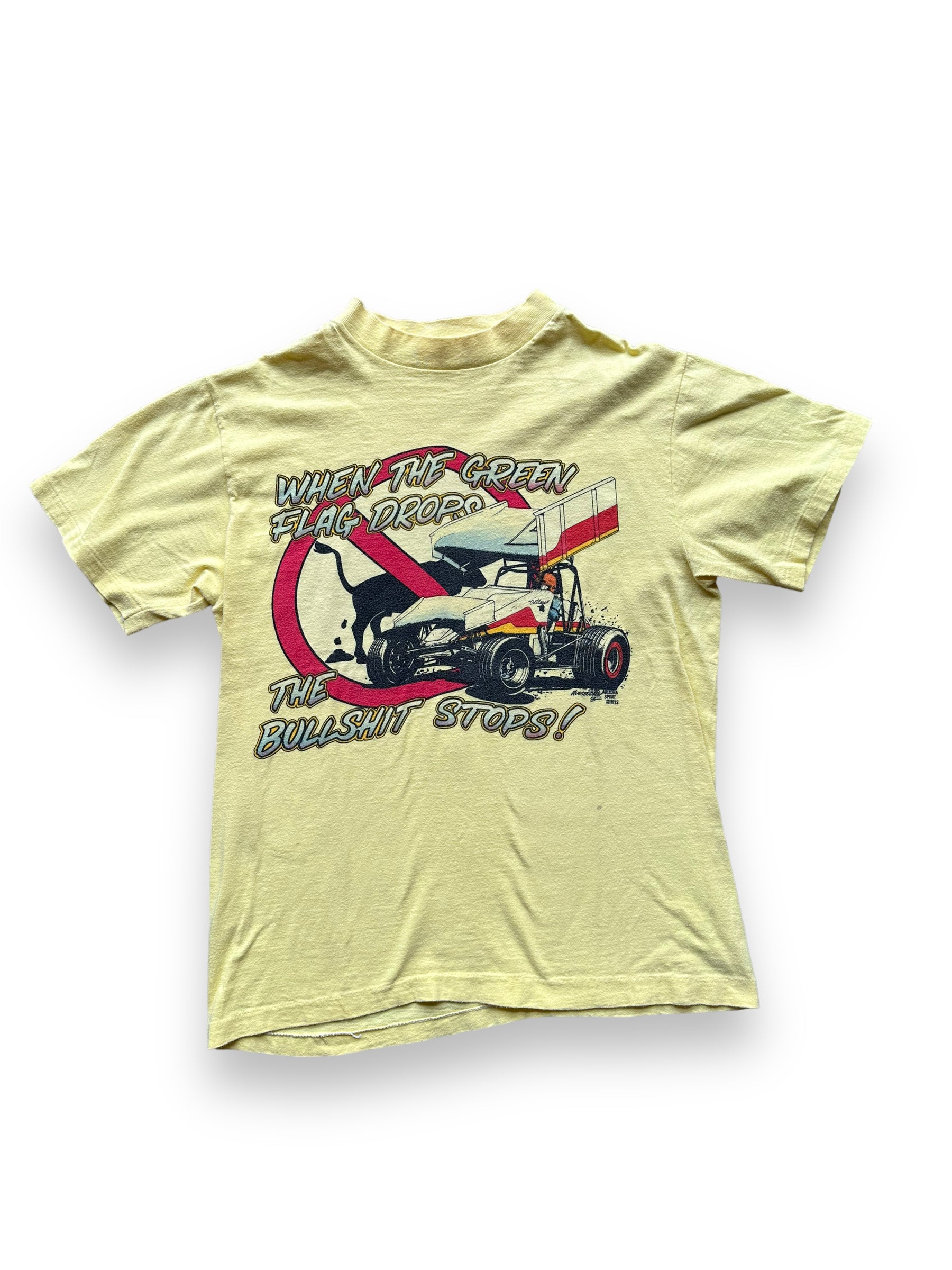 Front of Vintage Skagit Speedway BS Tee SZ S |  Vintage Auto Tee Seattle | Barn Owl Vintagev