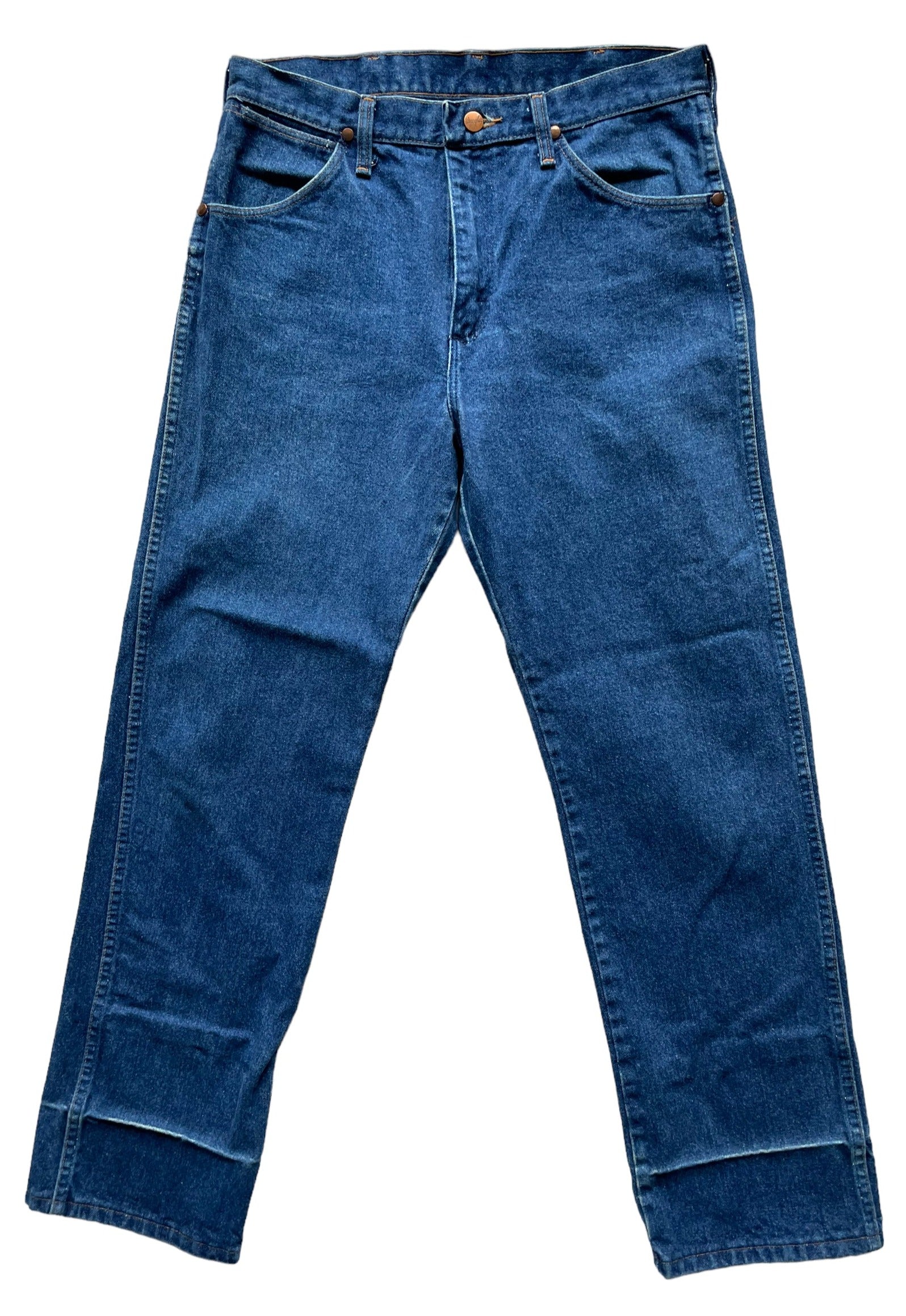 Jeans Wrangler Maverick vintage années 70 années 80 bleu homme denim coton bootc Jeans Wrangler Maverick vintage années 70 années 80 bleu homme denim coton bootc