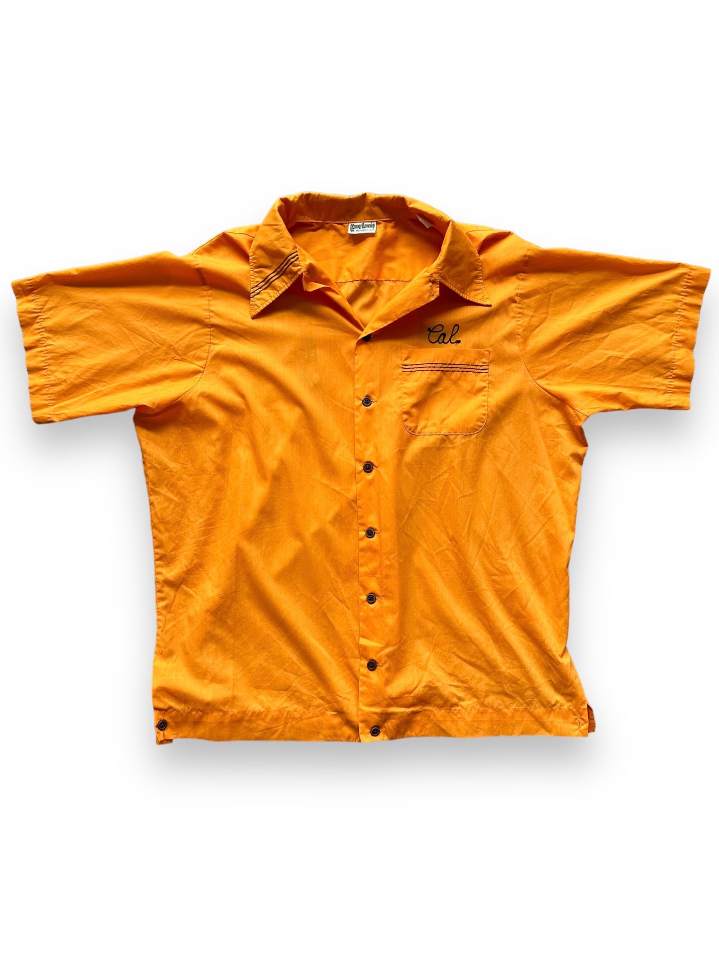 Front of Vintage "Starlite Pro Shop" Chainstitched Bowling Shirt SZ XL | Vintage Bowling Shirt Seattle | Barn Owl Vintage Seattle