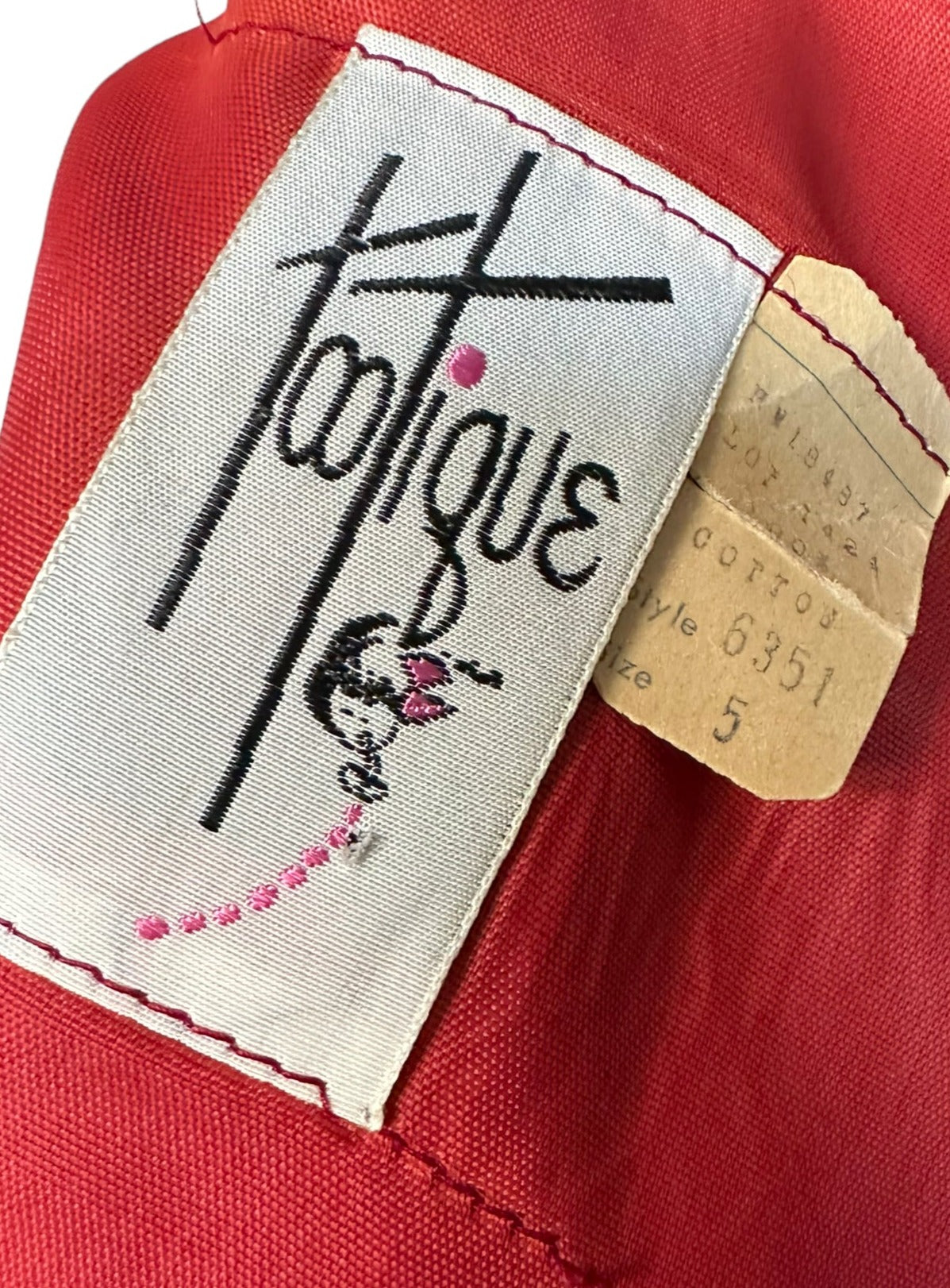 Label view of Vintage 1960s Tootique Mini Dress/Tunic | Seattle Vintage Dresses | Barn Owl Ladies Vintage