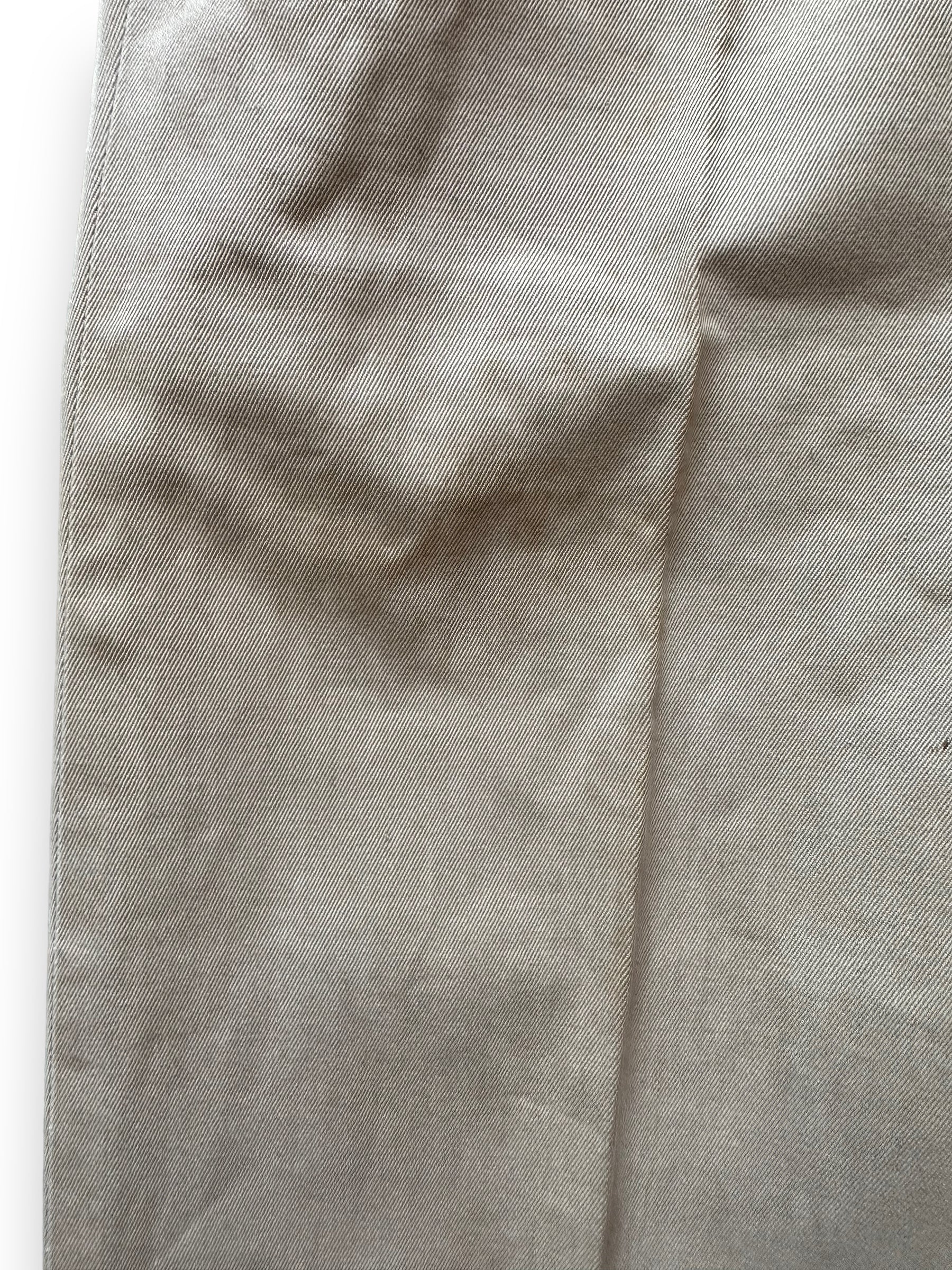 Storage Stain on Right Leg of Vintage 1955 Military Twill Trousers W31 | Barn Owl Vintage Seattle | Vintage Military Chinos Seattle