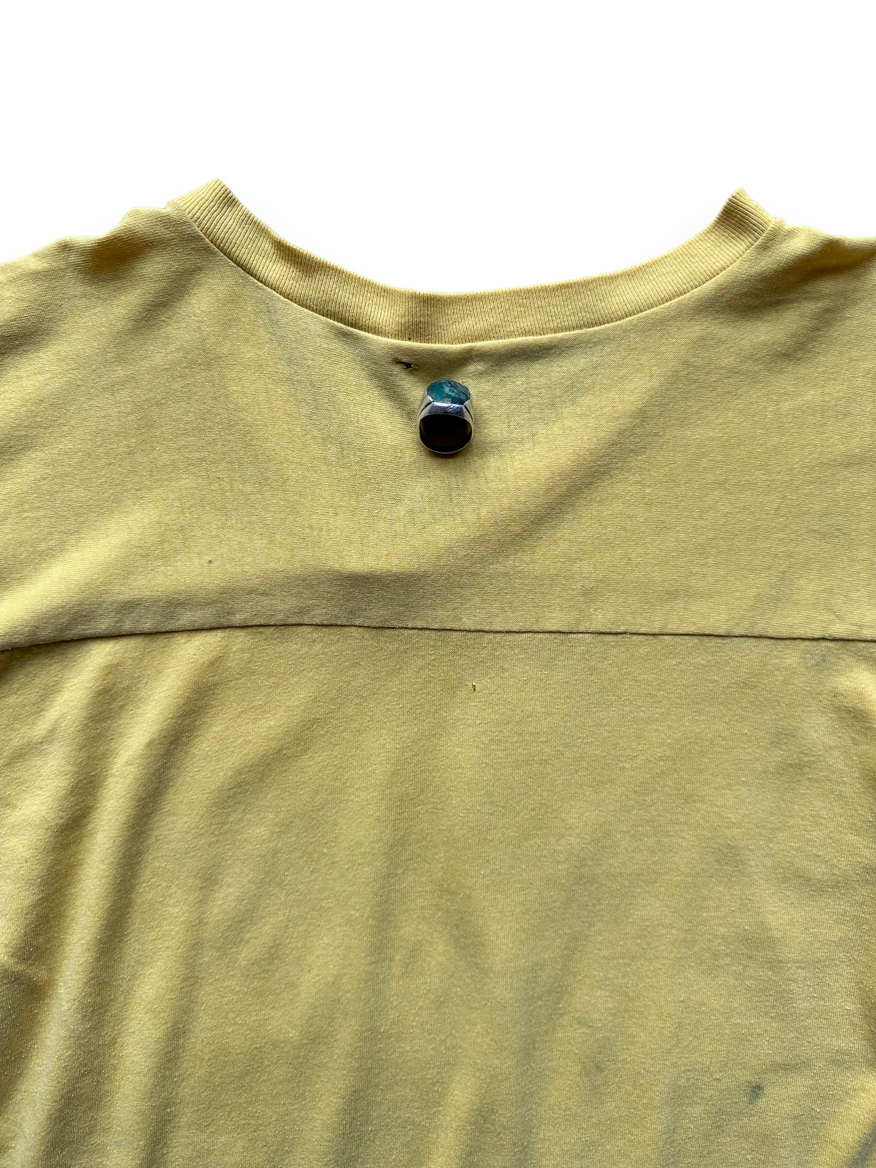 Small Hole on Rear of Vintage Alaska State Bird Tee SZ XL | Vintage Single Stitch Alaska T-Shirts Seattle | Barn Owl Vintage Tees Seattle