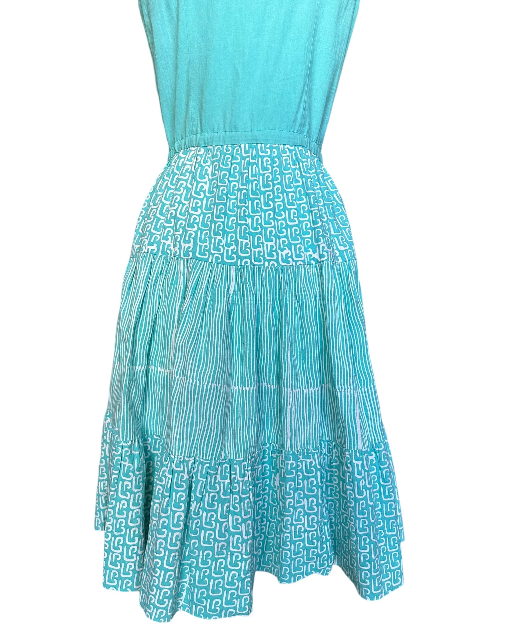 Back skirt view of Vintage 1950s Cute Summer Dress | Barn Owl Vintage | Seattle Summer Dresses