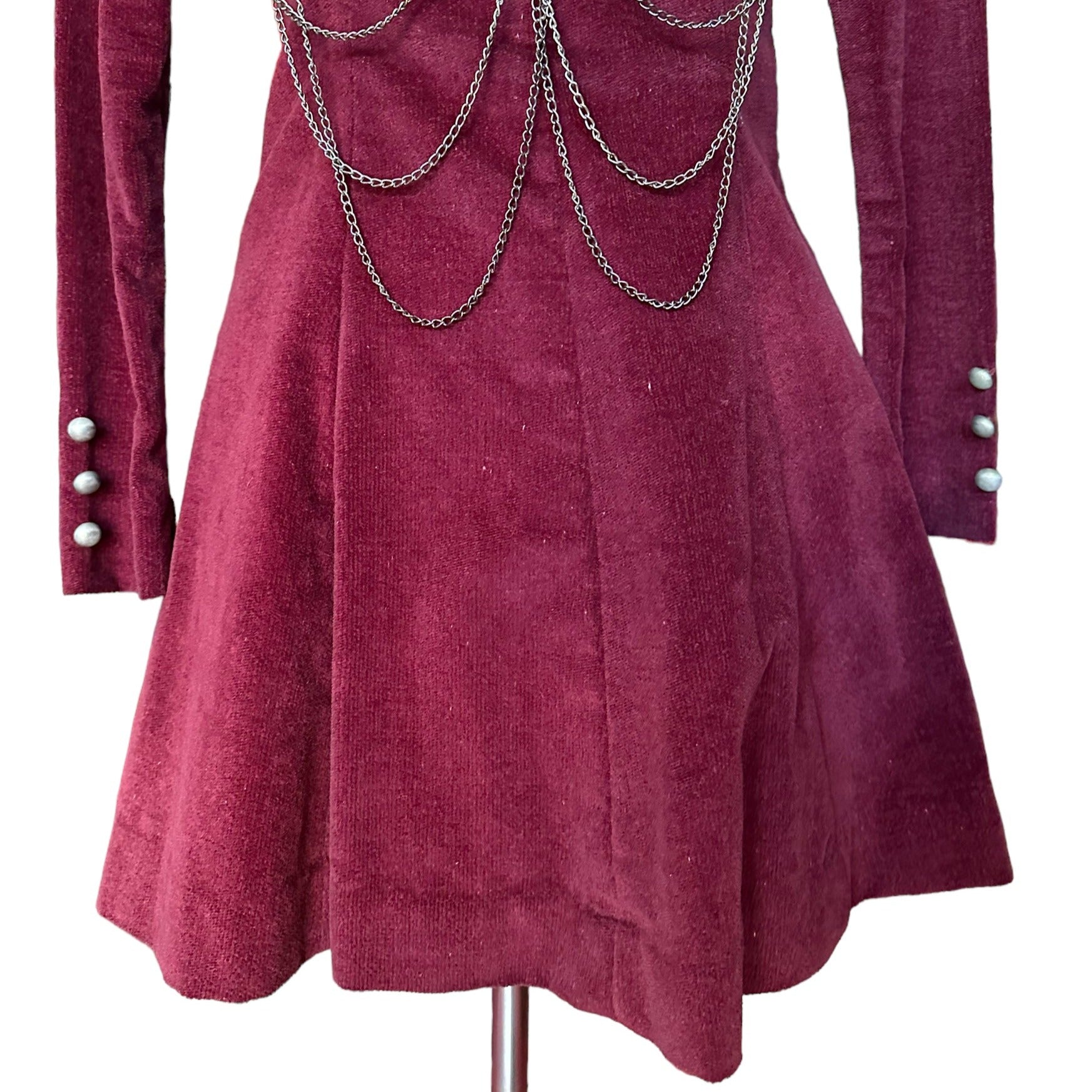 Vintage 1960s Velvet Tootique Mini Dress/Tunic Vintage 1960s Velvet Tootique Mini Dress/Tunic