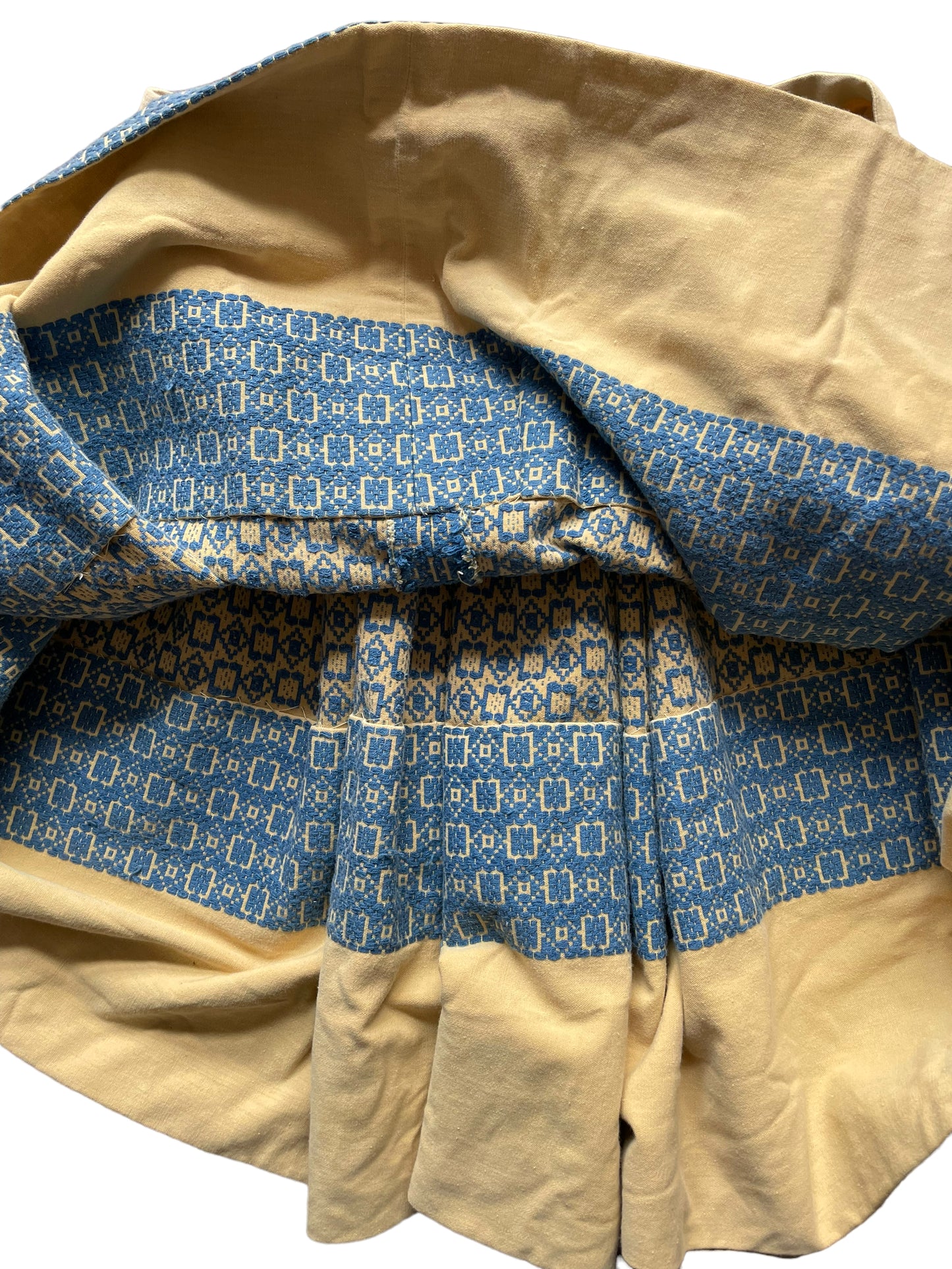 Vintage 1940s Embroidered Flour Sack Skirt | Seattle True Vintage | Barn Owl Ladies Clothing