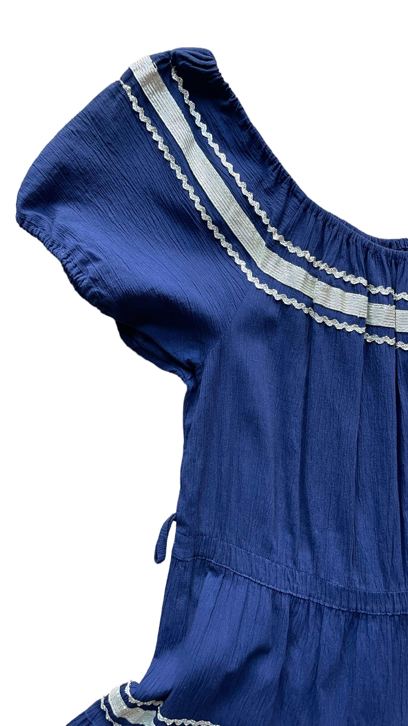 Vintage 1950s Blue Patio Dress SZ 18 | Seattle Vintage Patio Dresses | Barn Owl Ladies Clothing