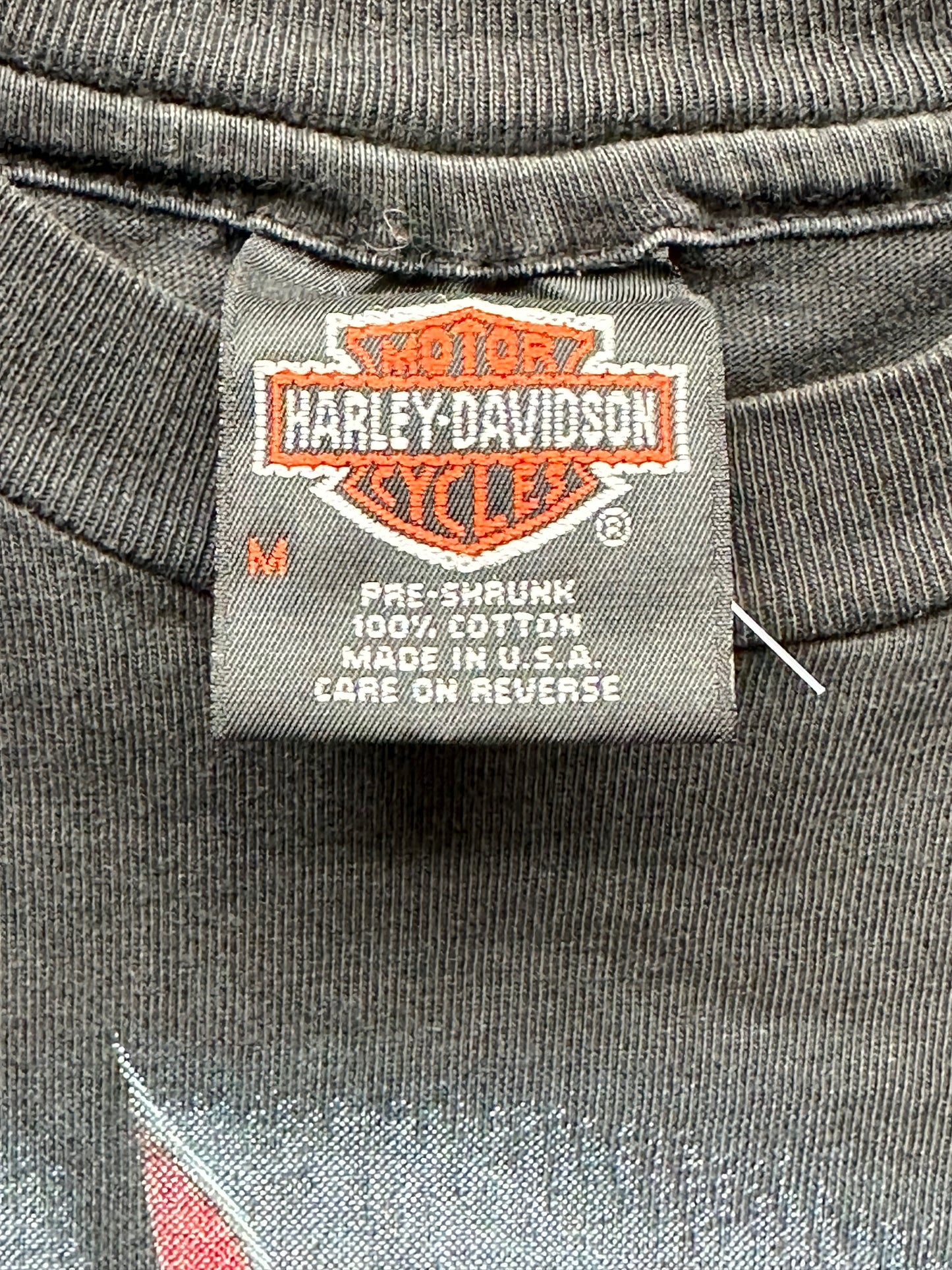 Tag of Vintage 1994 Harley Davidson Darlington Tee SZ M | Vintage Harley Tee | Barn Owl Vintage Seattle