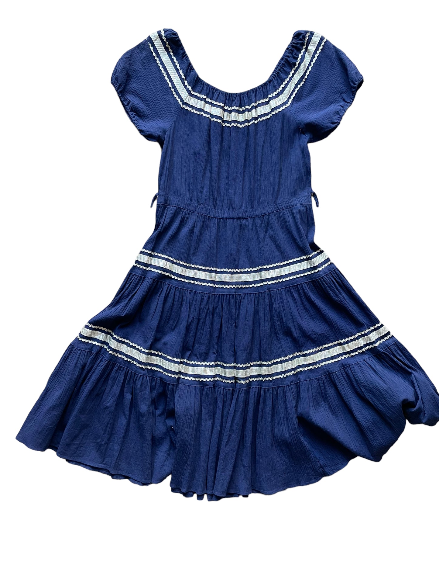 Vintage 1950s Blue Patio Dress SZ 18 | Seattle Vintage Patio Dresses | Barn Owl Ladies Clothing