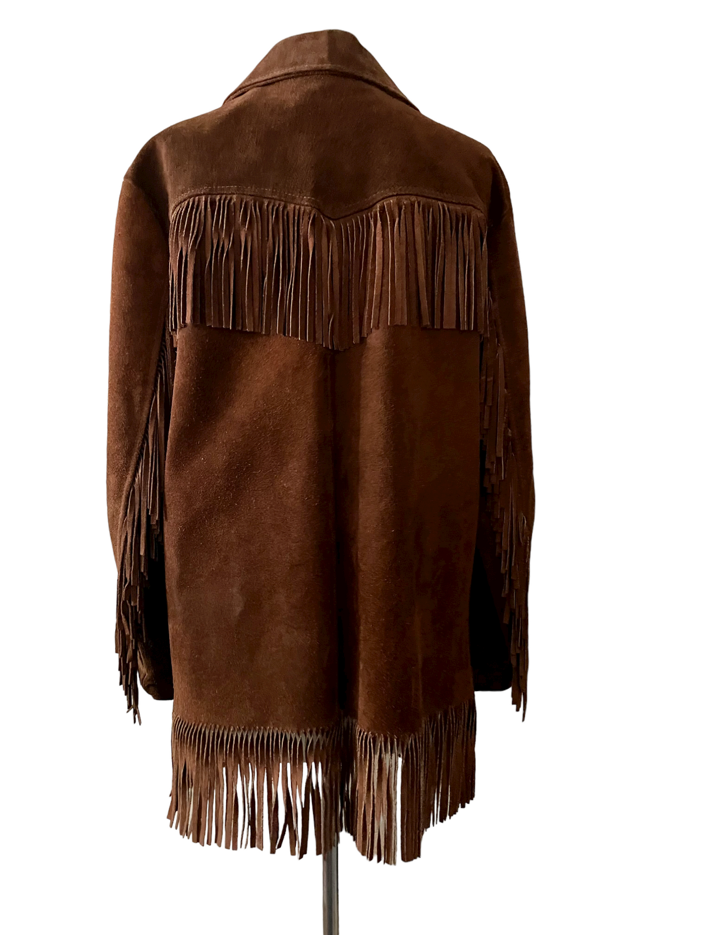 Vintage 1970s Sears Western Wear Fringe Suede Coat |Barn Owl Vintage | Seattle True Vintage