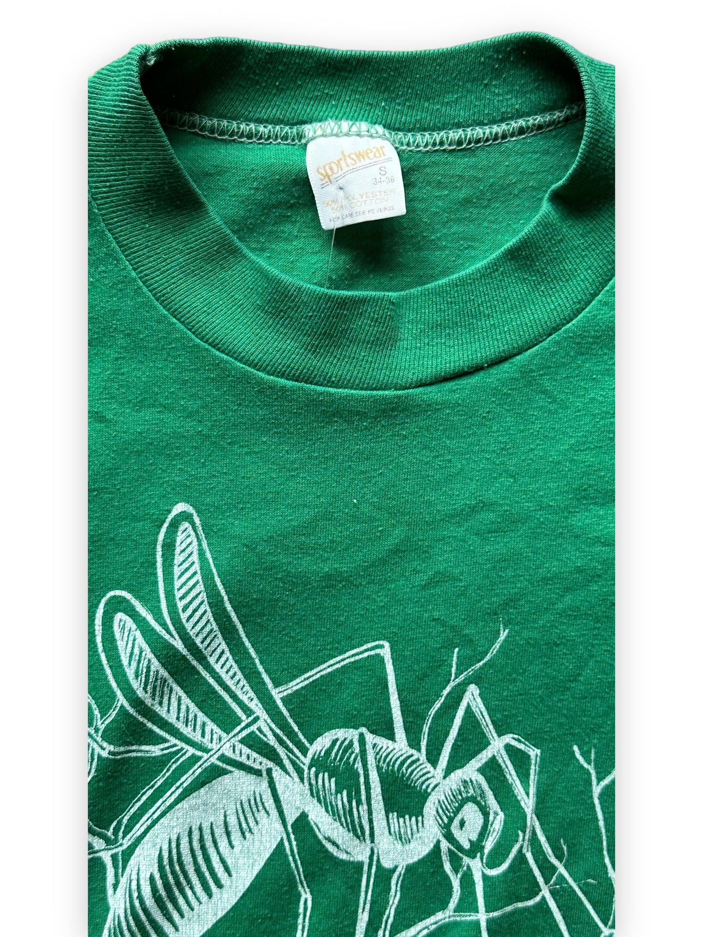 Tag VIiw of Vintage Alaska State Bird Mosquito Tee SZ SM |  Vintage T Shirt Seattle | Barn Owl Vintage Seattle