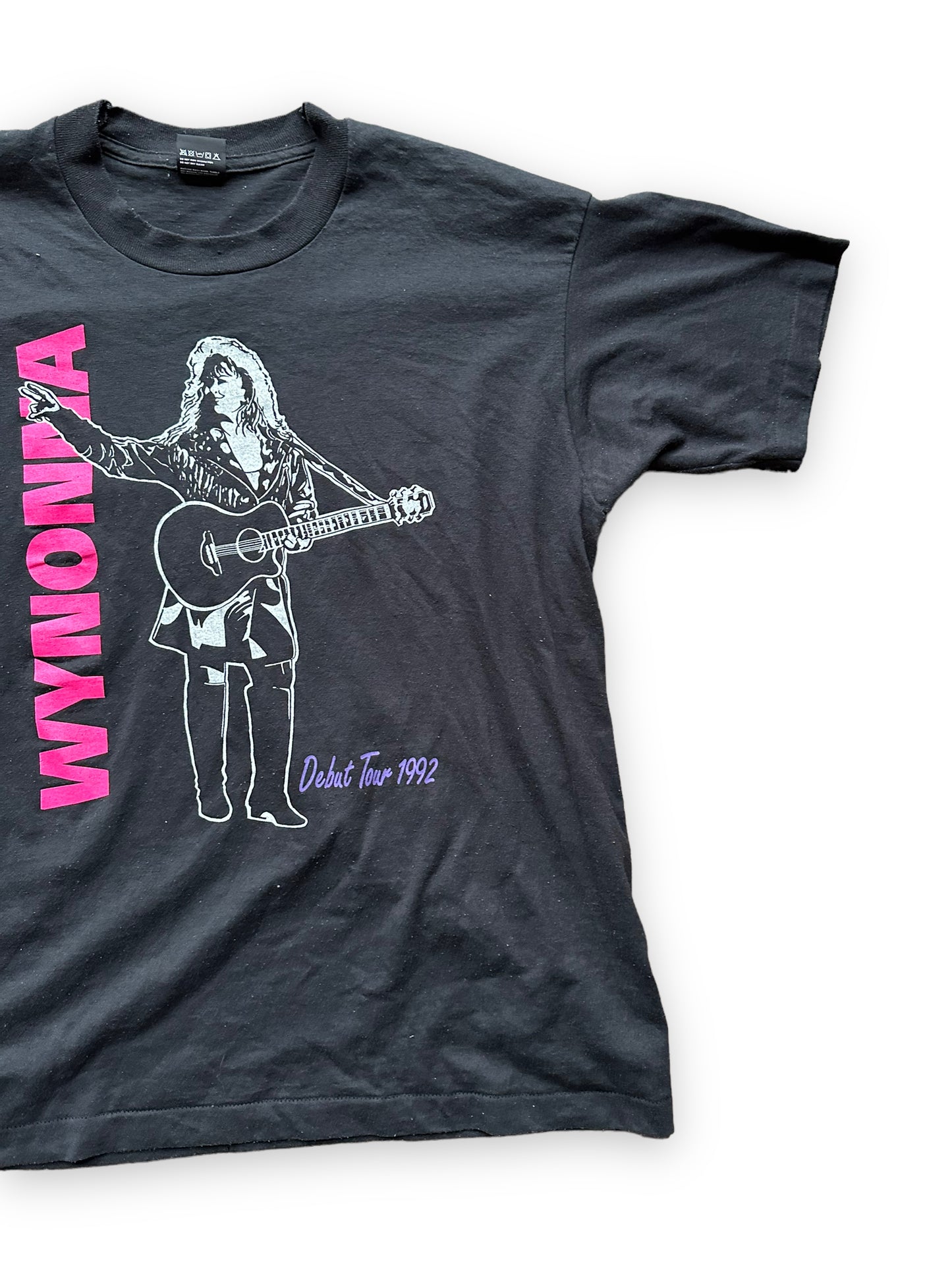 Front Left View of Vintage Wynonna Judd 1992 Debut Tour Tee SZ XL | Country Music T-Shirts Seattle | Barn Owl Vintage Goods