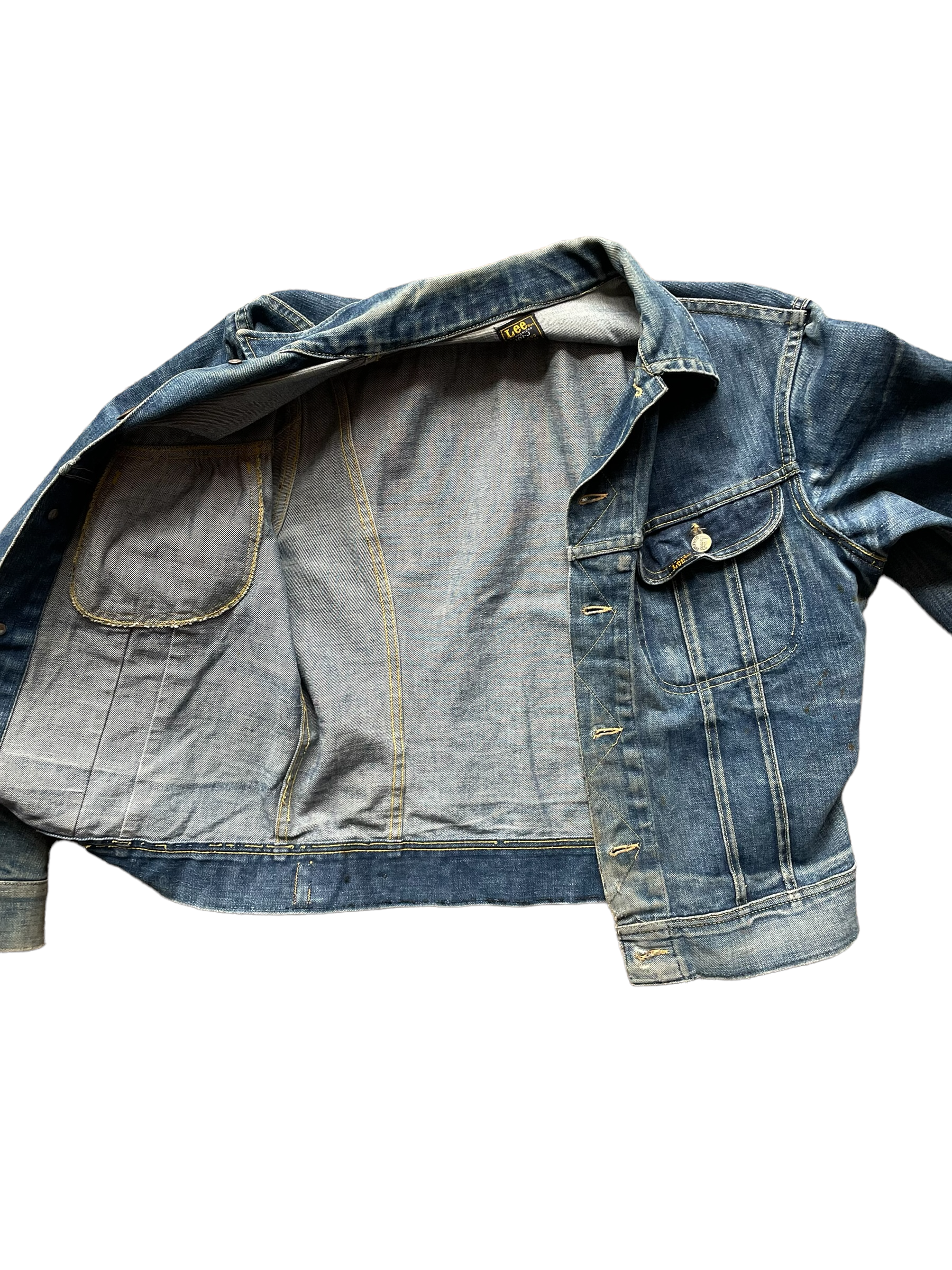 Vintage 70's Lee 101-J Denim Jacket SZ 40-Long | Vintage Denim Workwear  Seattle | Seattle Vintage Denim