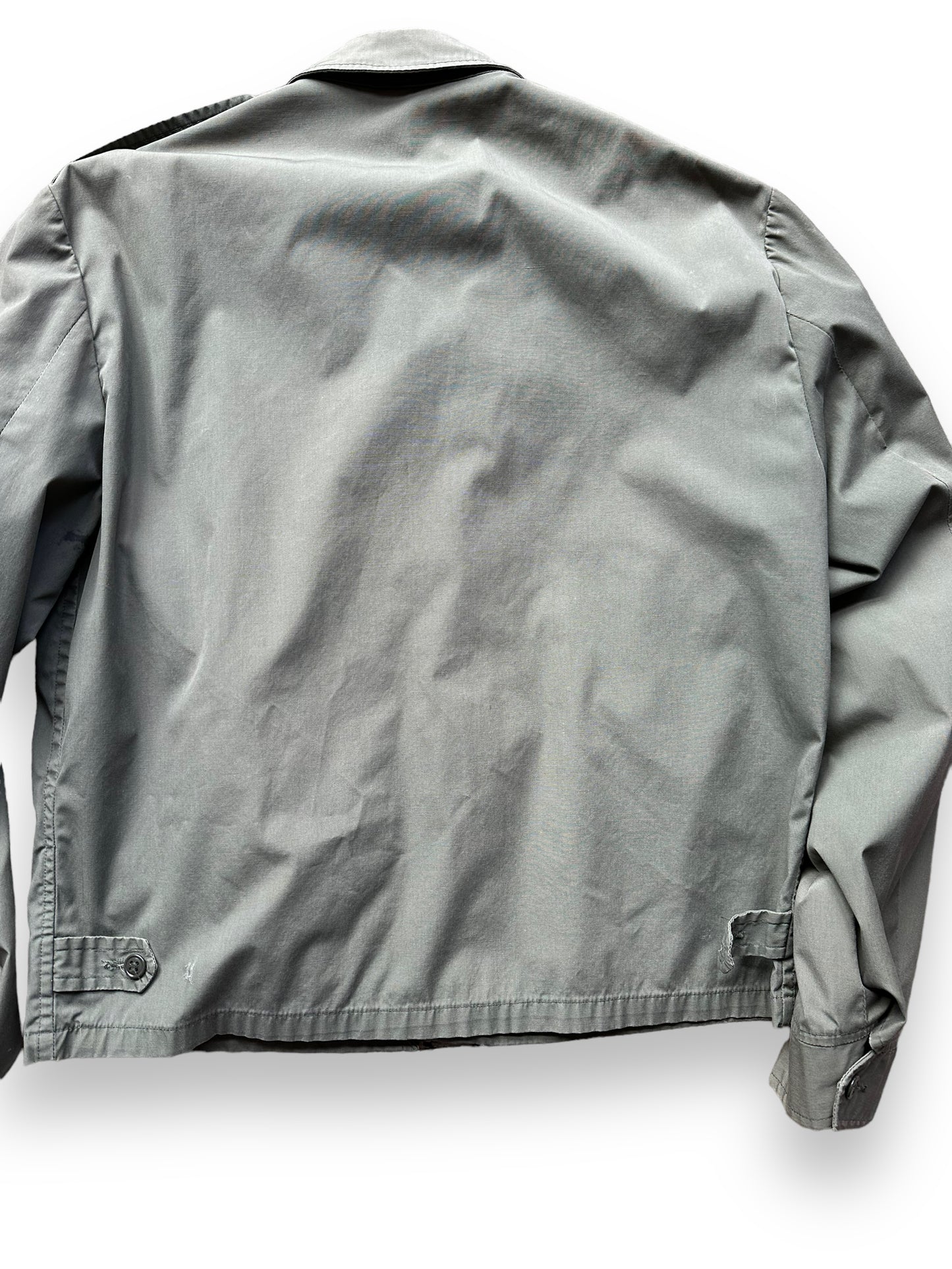 Rear Detail on Vintage Lightweight US Army Jacket SZ M-L | Vintage Military Jackets Seattle | Barn Owl Vintage Clothing Seattle