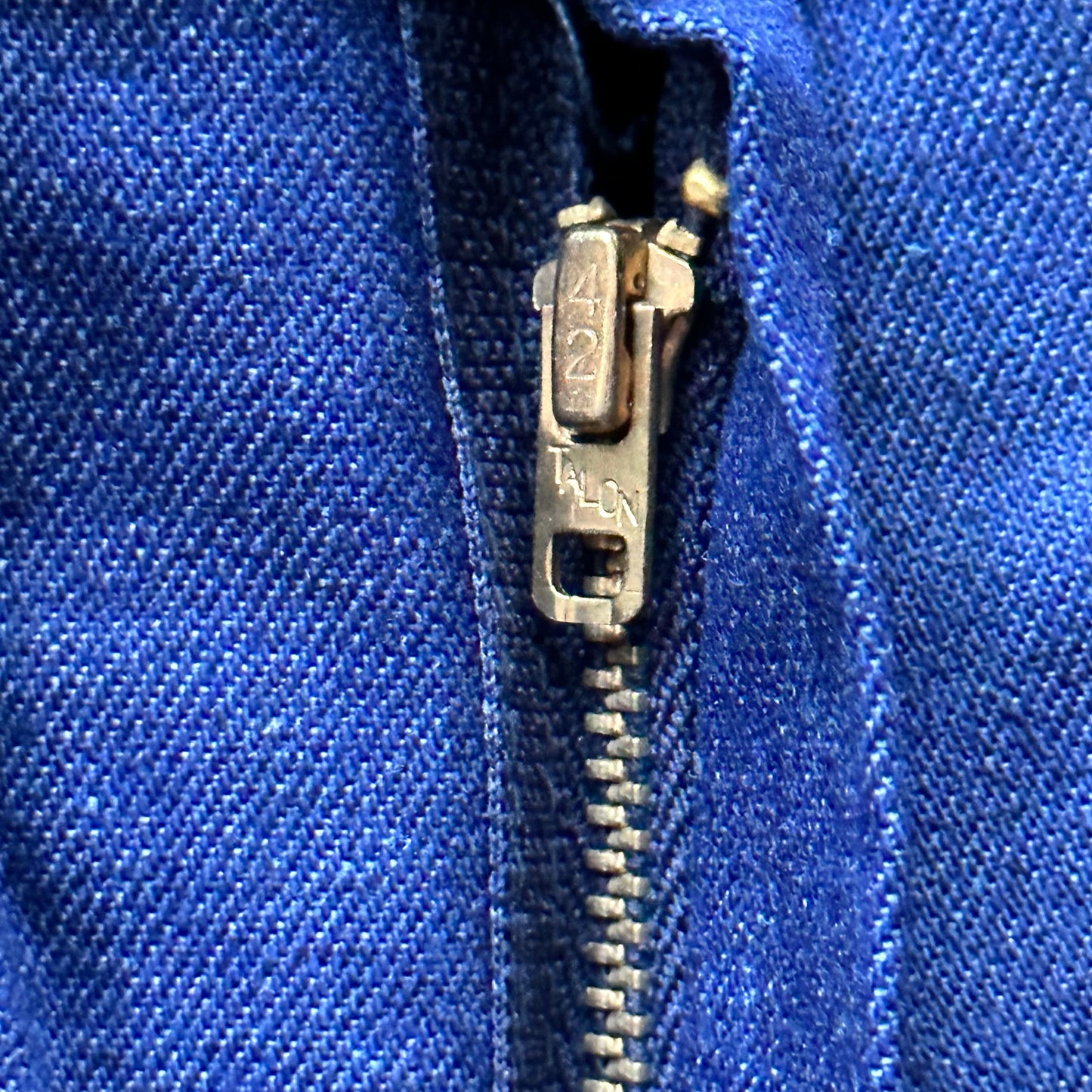 Talon 42 Zip on NOS Vintage Carter's Carpenter Jeans W26 L32 | Vintage Workwear Seattle | Barn Owl Vintage Clothing