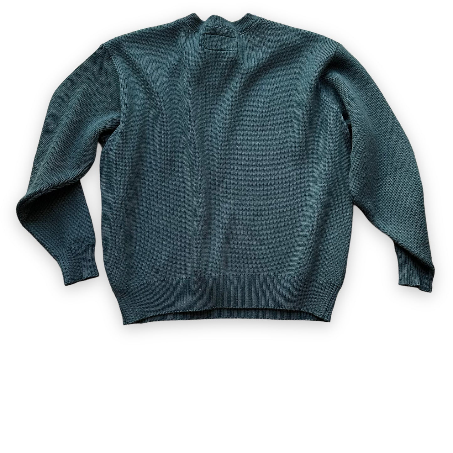 Rear View of Filson Guide Sweater SZ L |  Barn Owl Vintage Goods | Vintage Filson Workwear Sweaters Seattle