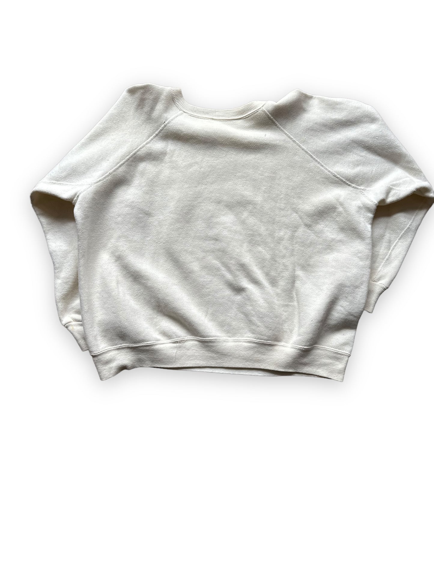Rear View on Vintage Girls State White Crewneck Sweatshirt SZ XL |  Vintage Crewneck Sweatshirt Seattle