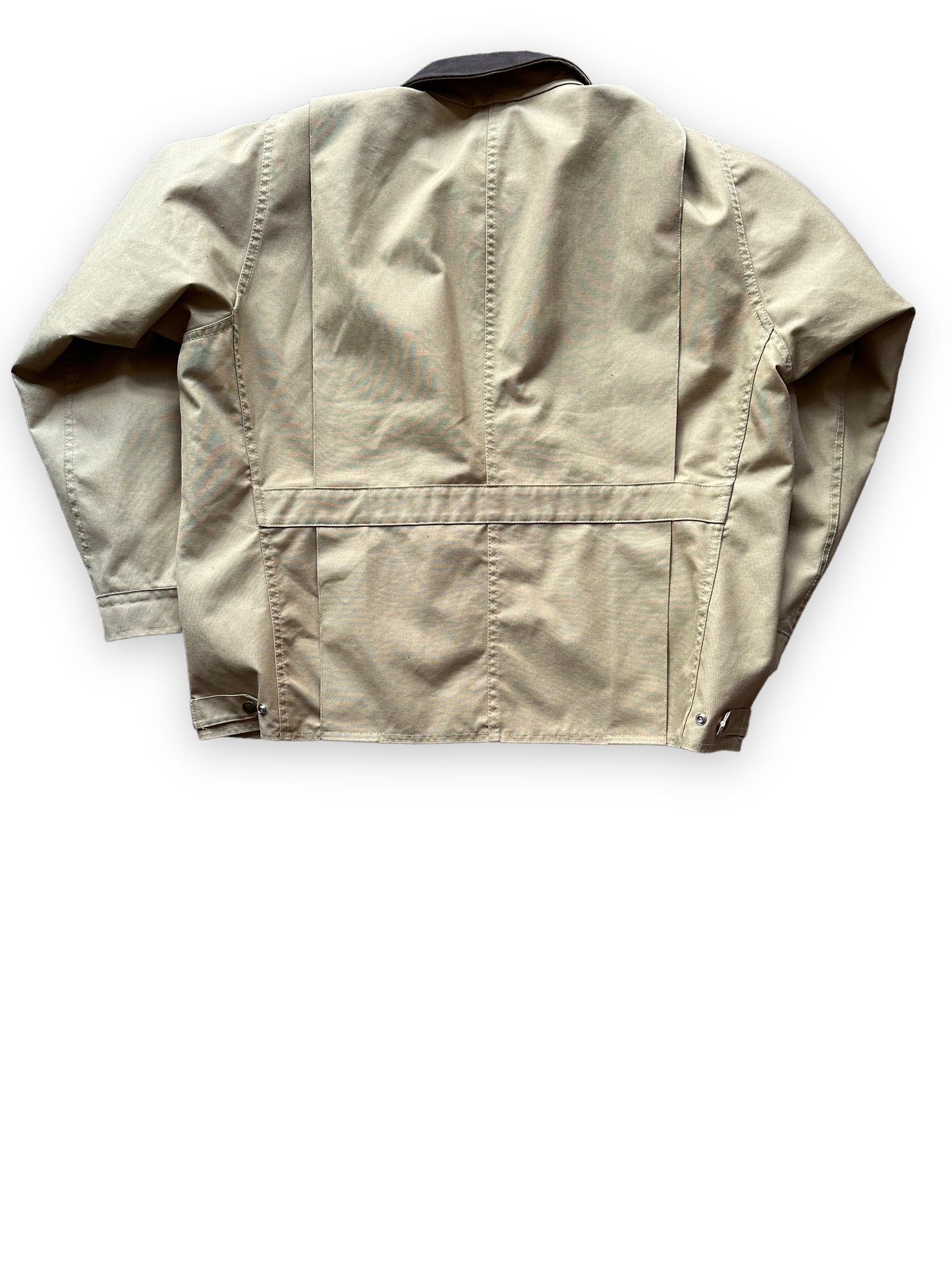 Rear View of Vintage Filson Dry Finish Unlined Timberline Jacket SZ XL | Vintage Filson Workwear Seattle