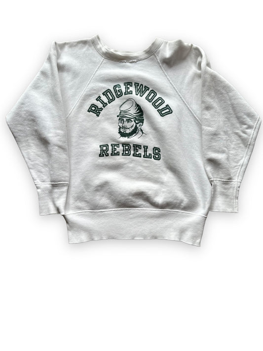 Front View Vintage Champion Running Man Ridgewood Rebels Crewneck Sweatshirt | Vintage Champion Sweatshirt Seattle | Barn Owl Vintage Clothing