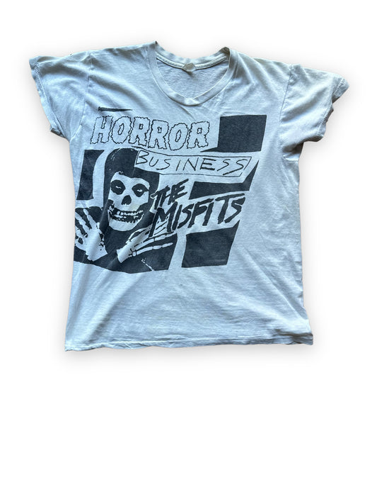 Front View on Vintage Original Misfits Horror Business Screenprinted Tee |  Vintage Punk Rock Tees Seattle |  Barn Owl Vintage Seattle