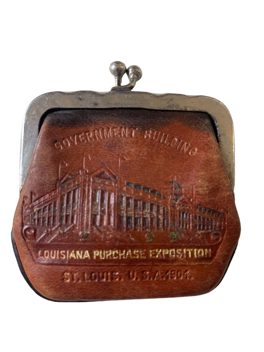 Vintage 1904 Louisiana Purchase Expo Coin Purse |  Barn Owl Vintage | Seattle True Vintage