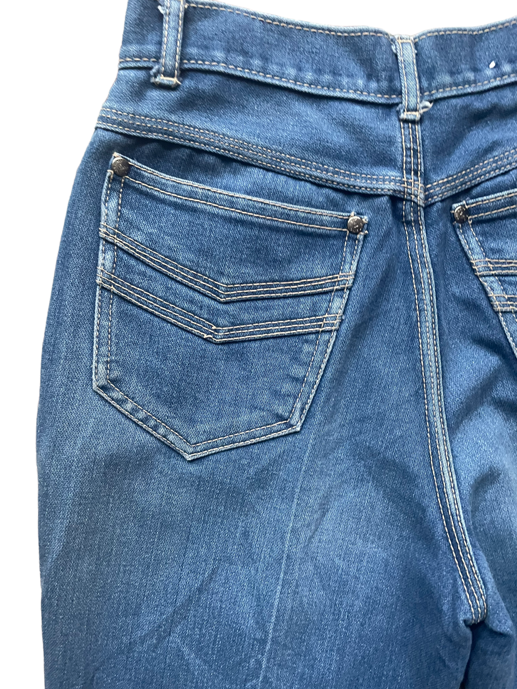 Back left pocket view of Vintage 1980s Gitano Ladies Jeans | Barn Owl Seattle | Vintage Ladies Denim and Pants