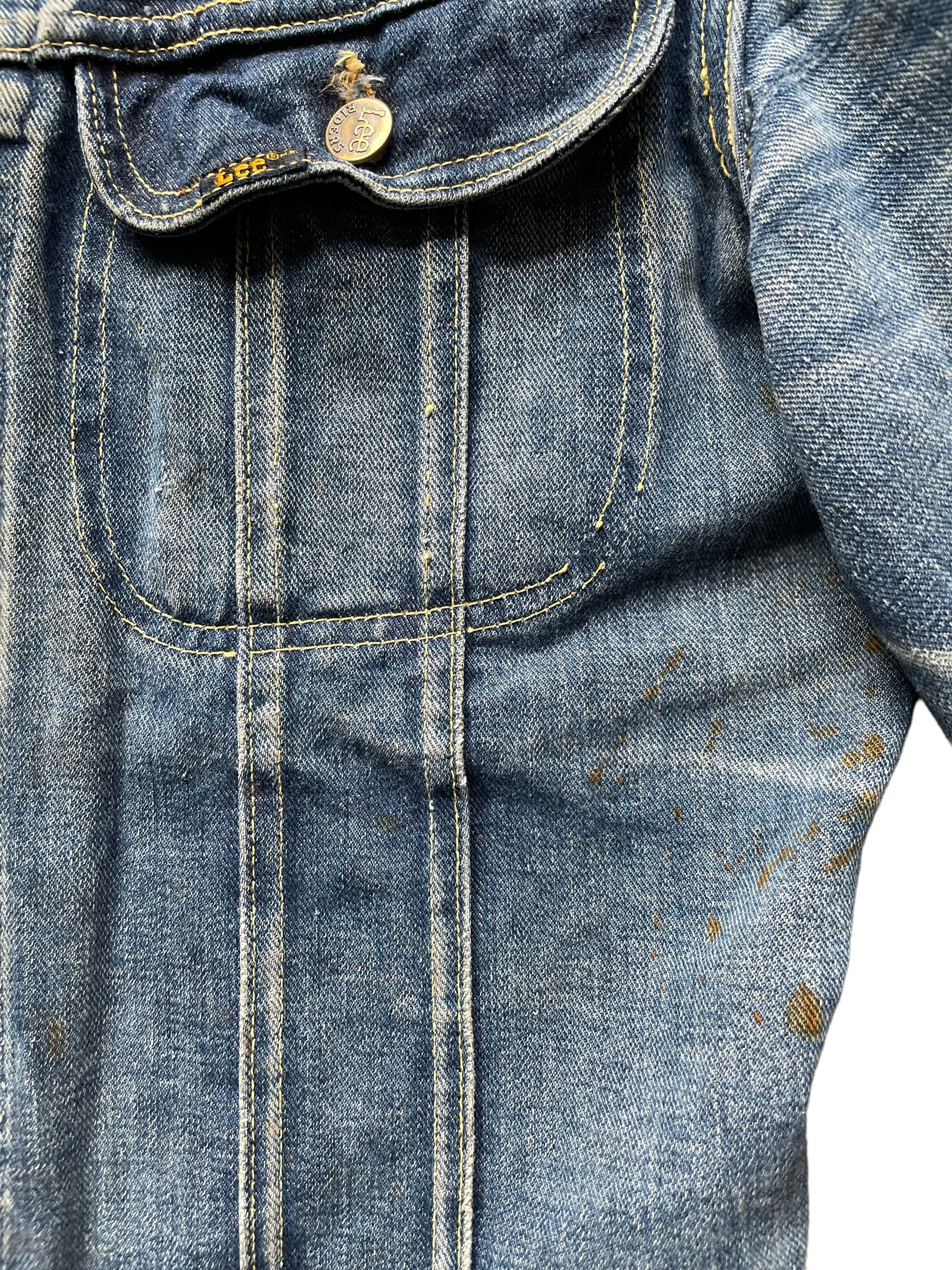 Vintage 70's Lee 101-J Denim Jacket SZ 40-Long | Vintage Denim Workwear Seattle | Seattle Vintage Denim
