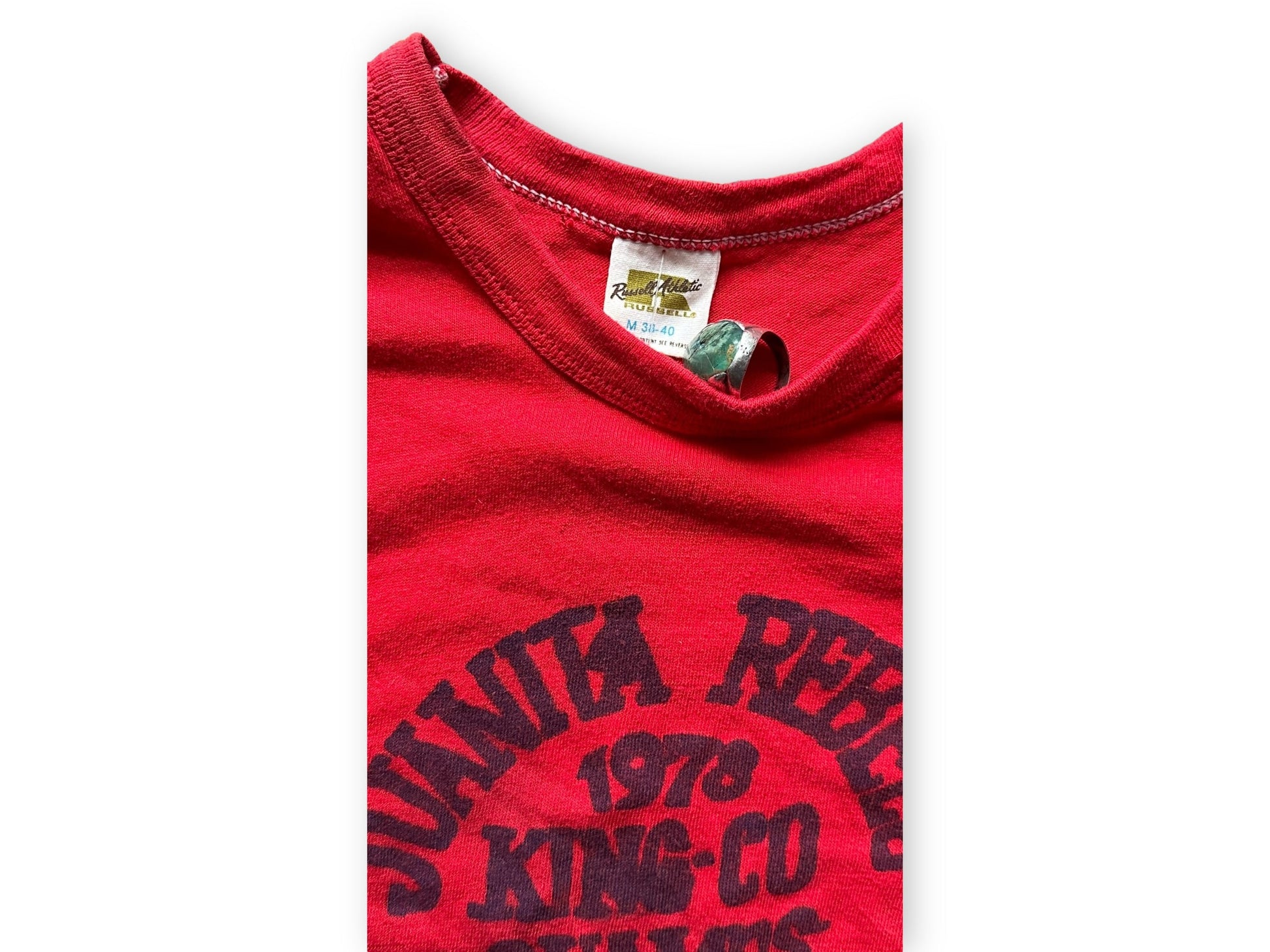Tag View on Vintage Juanita Rebels Baseball Tee | King County Champs 1978 Tee |  Barn Owl Vintage Seattle