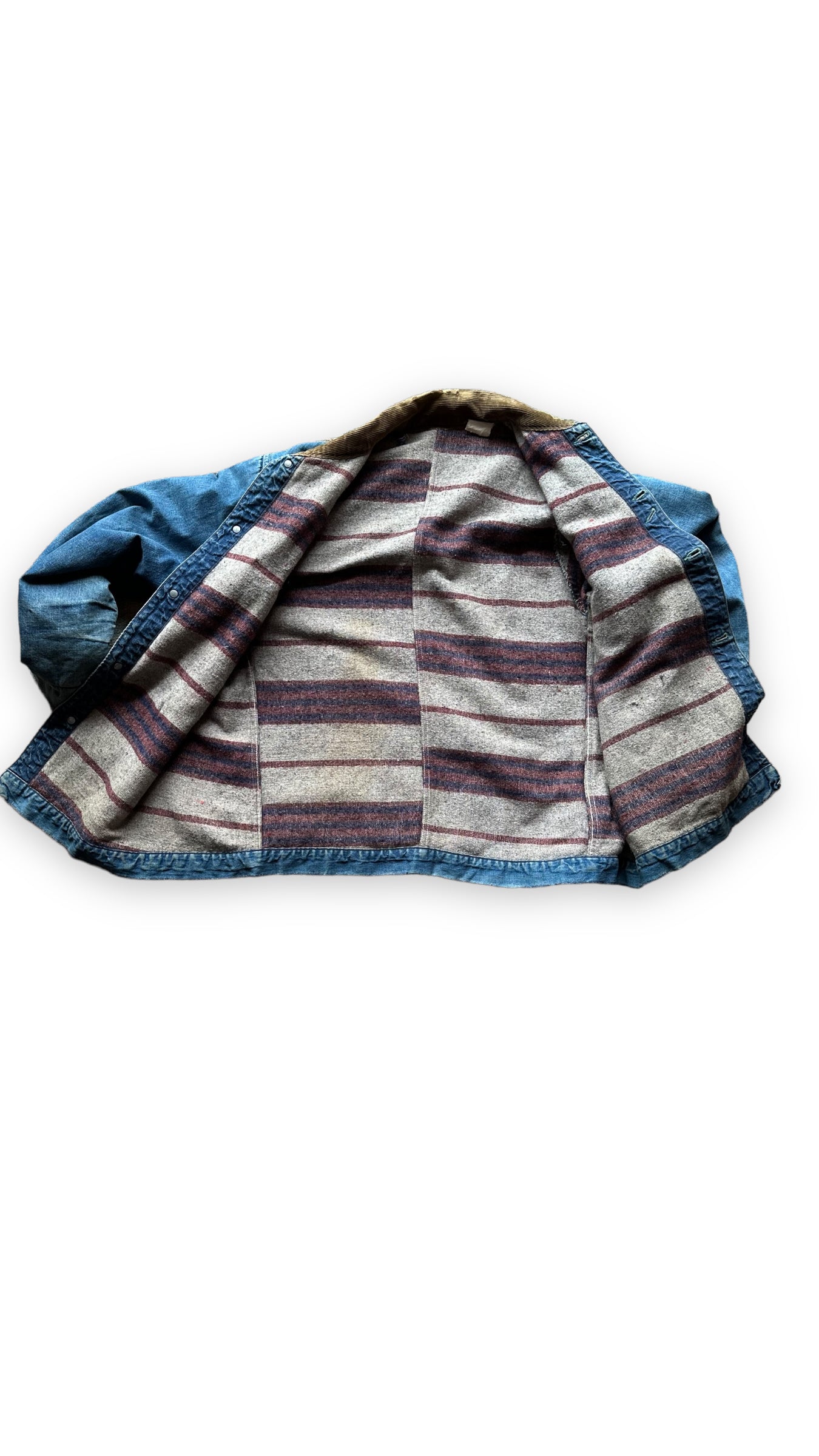 Blanket Lining on Vintage K-Alls Brand Blanket Lined Denim Chore Jacket SZ XL | Seattle Vintage Workwear | Barn Owl Vintage
