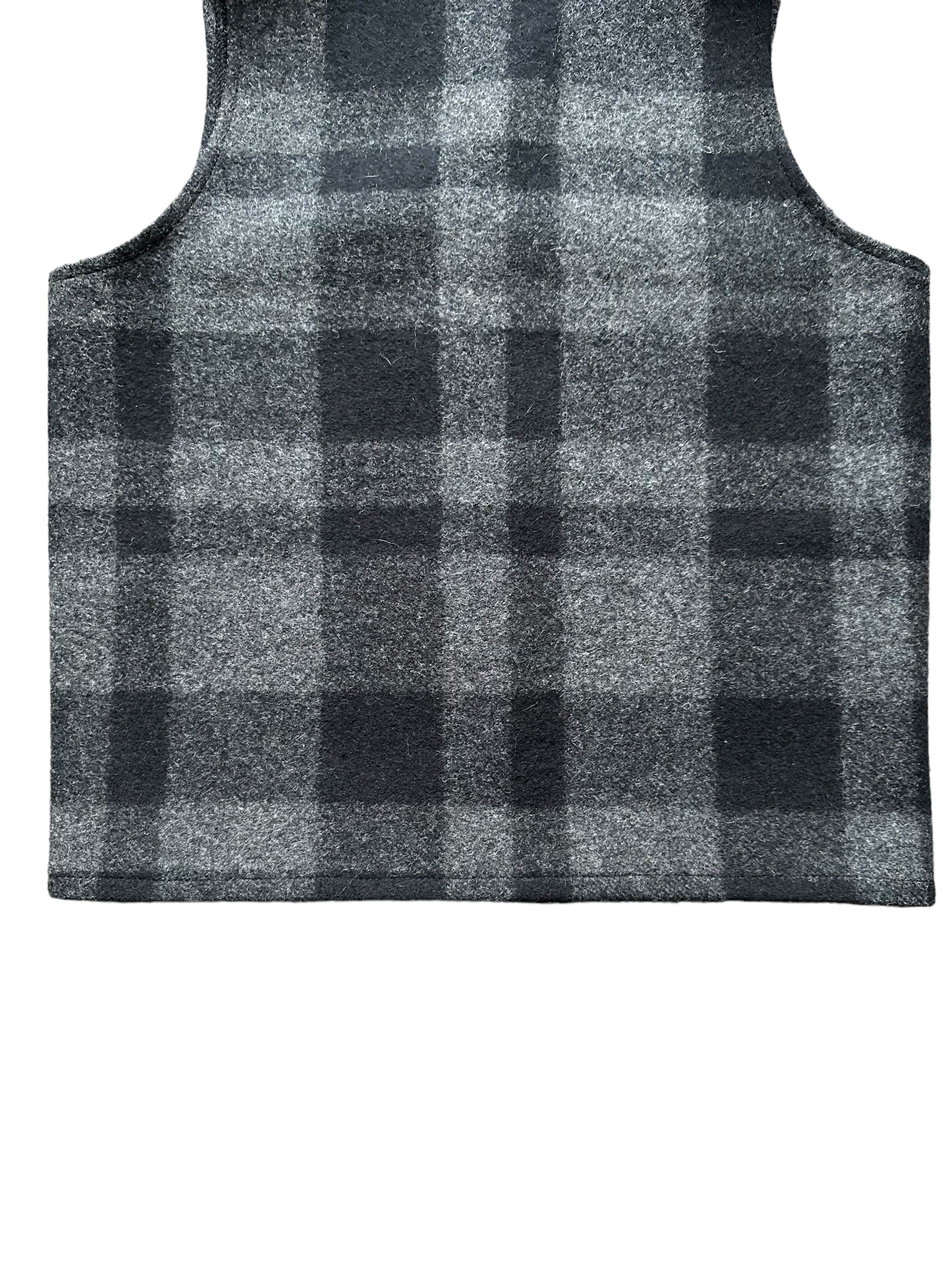 Vintage Filson Mackinaw Vest SZ 36 | Charcoal & Black Mackinaw Wool |  Seattle Workwear