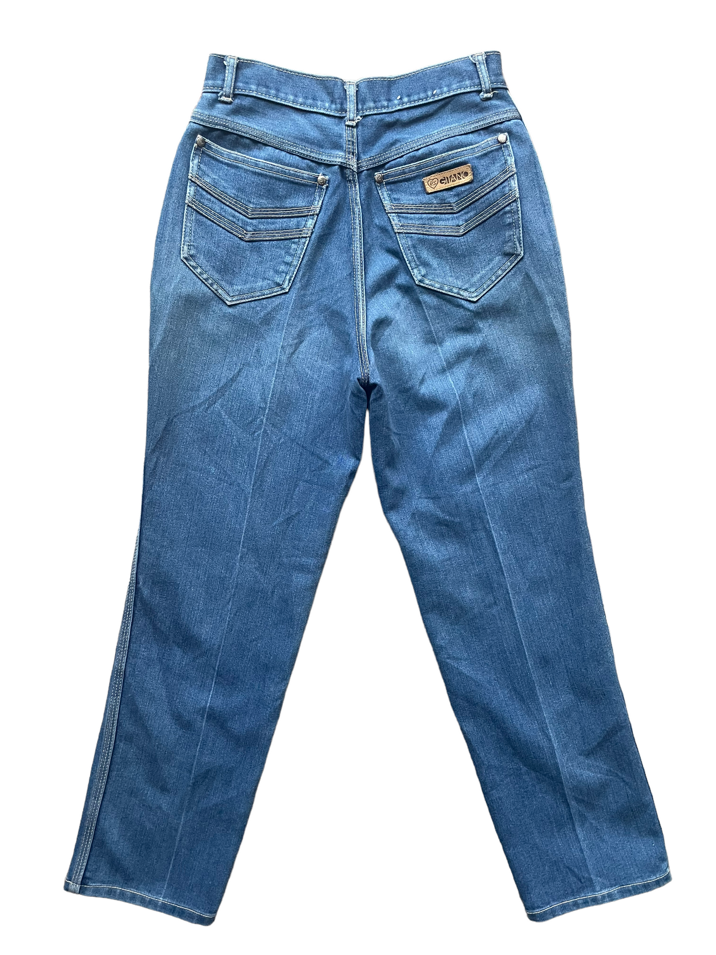 Full back view of Vintage 1980s Gitano Ladies Jeans | Barn Owl Seattle | Vintage Ladies Denim and Pants