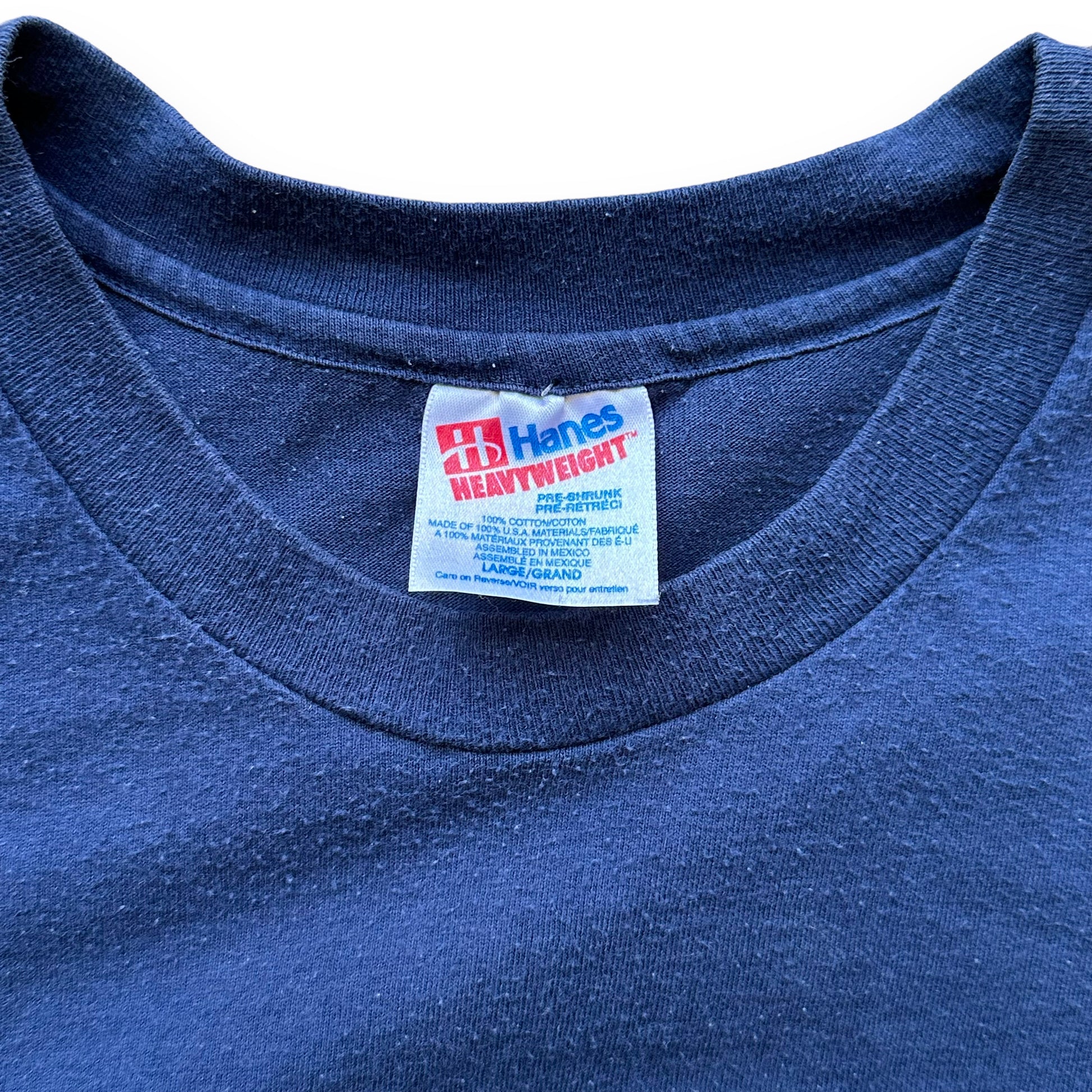 Tag View on Vintage 1995 Seattle Mariners Tee SZ L | Vintage Single Stitch Mariners T-Shirts Seattle | Barn Owl Vintage Tees Seattle