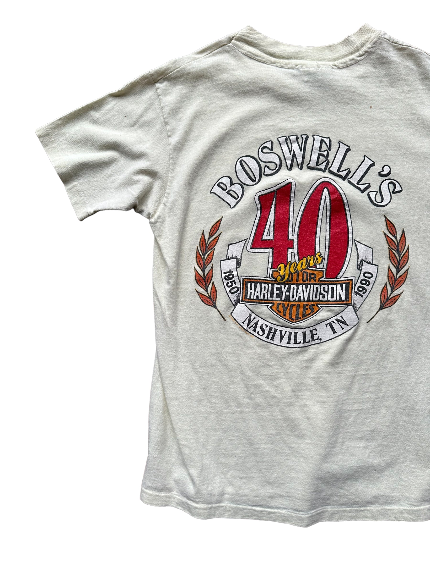 Harley Davidson selling 1990 T shirt