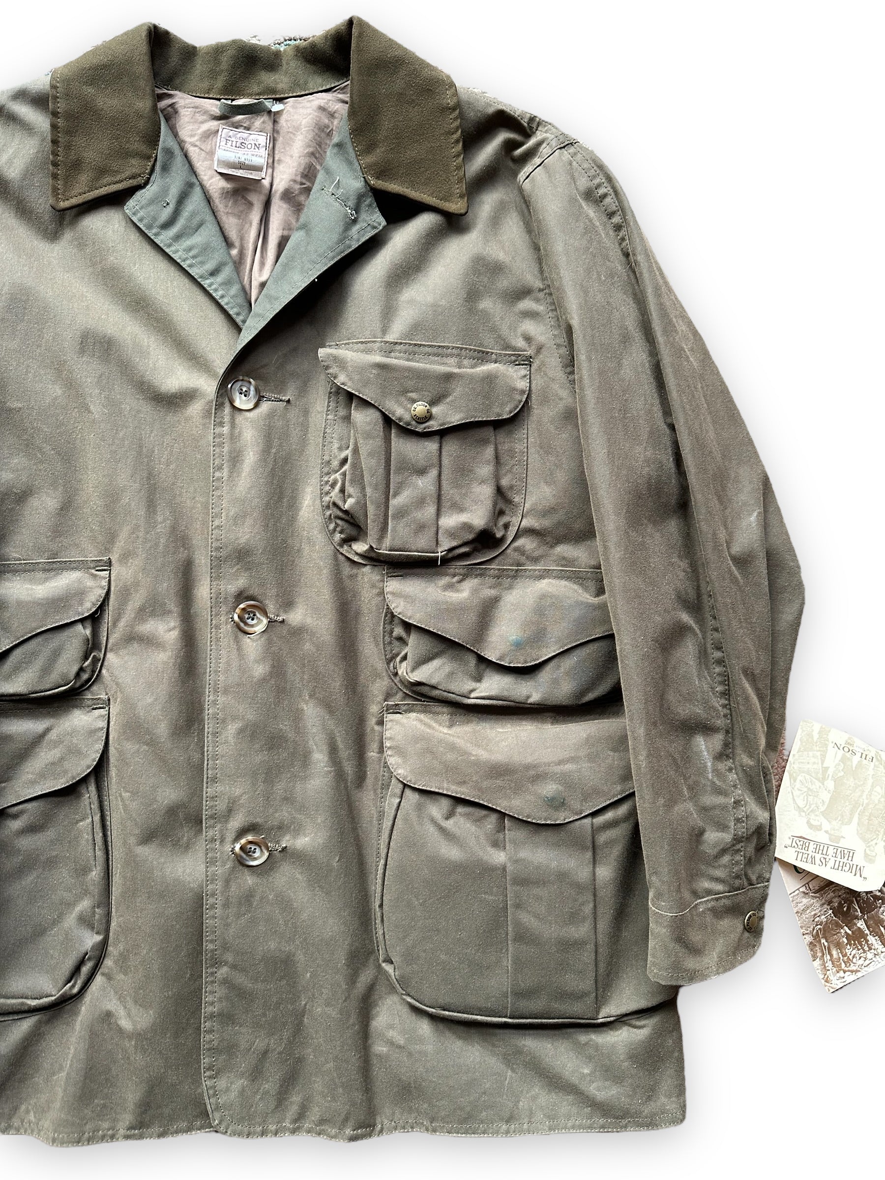 The Barn Owl NOS Vintage Filson Waterfowl Hunting Jacket Sz L | Barn Owl Vintage Goods | Vintage Workwear Seattle
