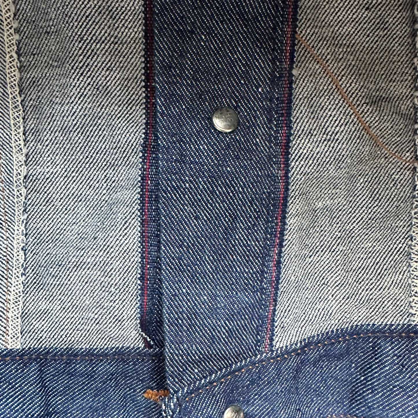 Denim Inside Shot on Vintage Ladies Wrangler Jacket With Custom Embroidery SZ XS | Vintage Denim Workwear Seattle | Seattle Vintage Denim