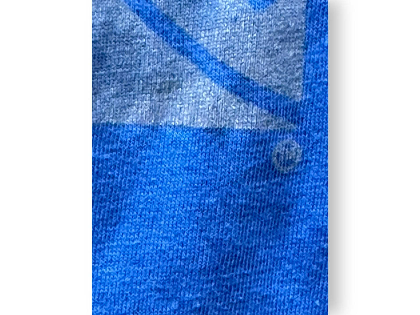 Trademark on Vintage Seahawks Blue Wave Tee SZ S | Vintage Seahawks T-Shirts Seattle | Barn Owl Vintage Tees Seattle