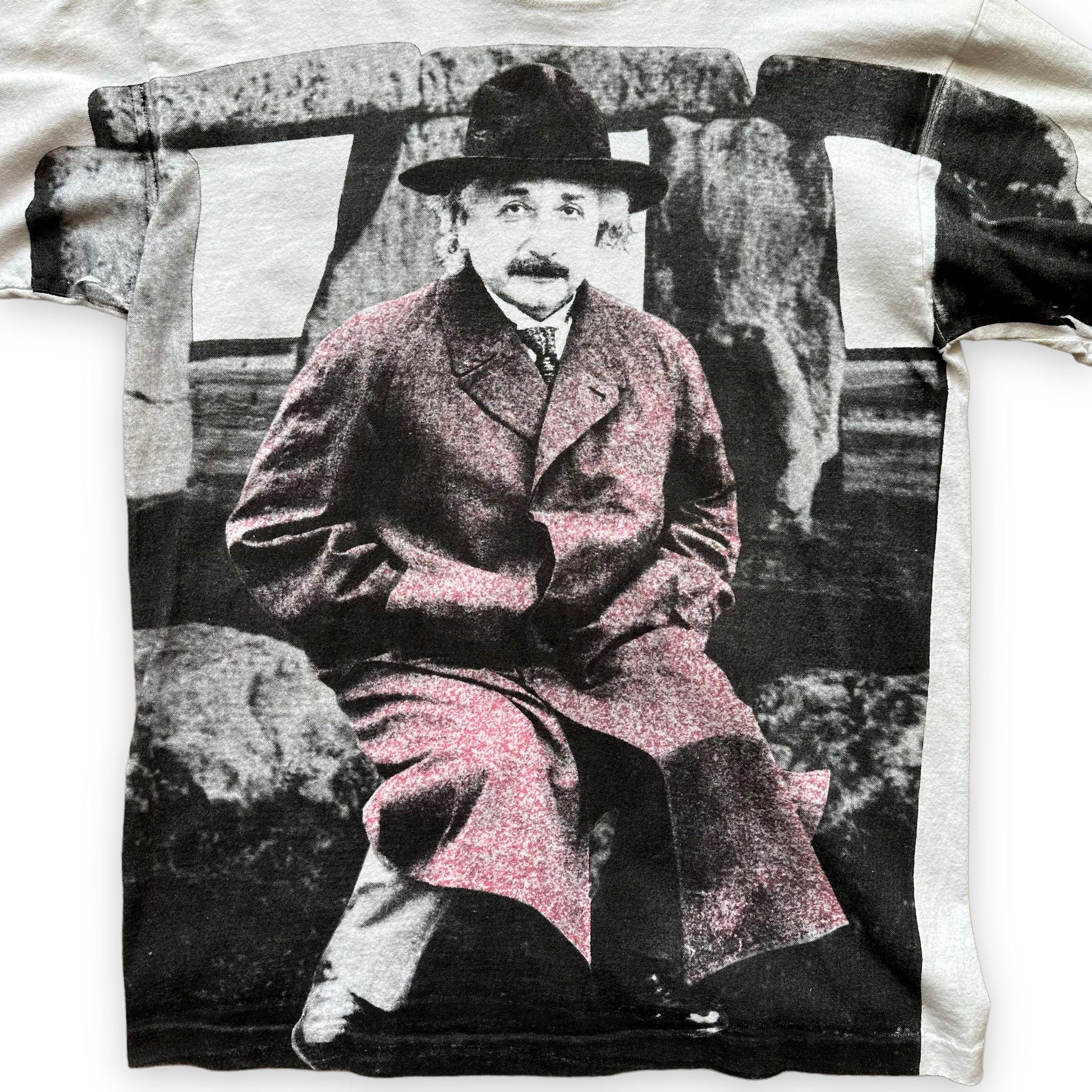 Vintage All Over Print Albert Einstein Andazia Tee SZ L | Vintage AOP – The  Barn Owl Vintage Goods