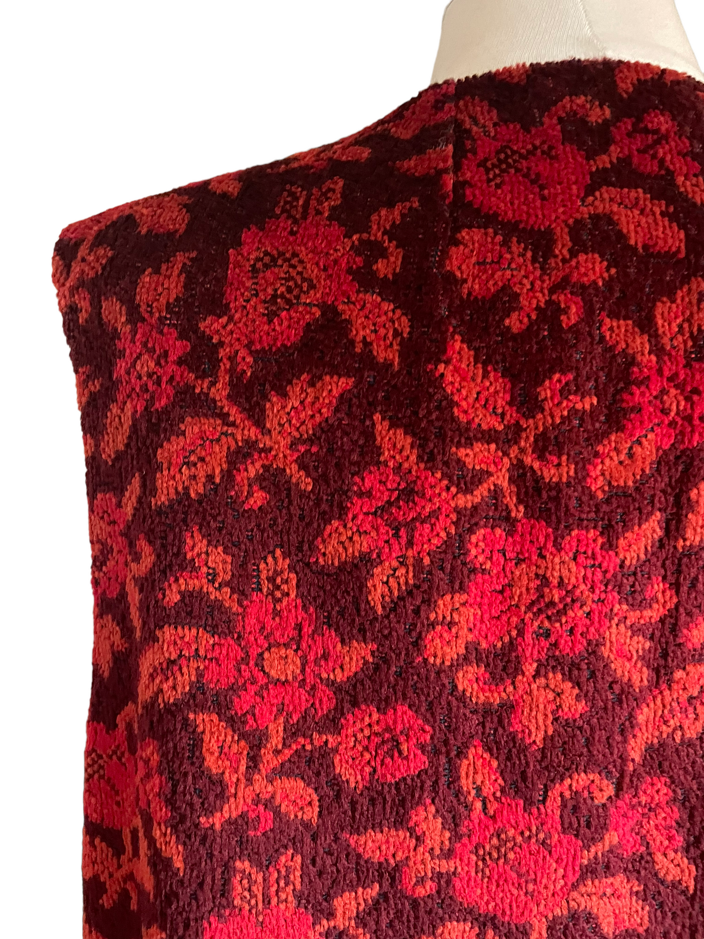 Vintage 1960s Floral Tapestry Long Vest | Barn Owl Seattle | Seattle Vintage Tapestry Vest