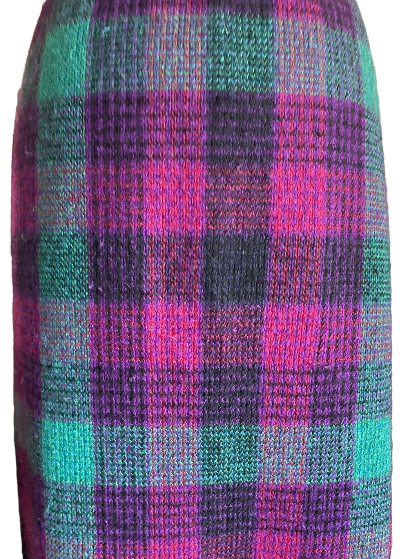 Close up of pattern Vintage 1970s Missoni Mohair Knit Skirt | Barn Owl Vintage Seattle | Vintage Ladies Skirts