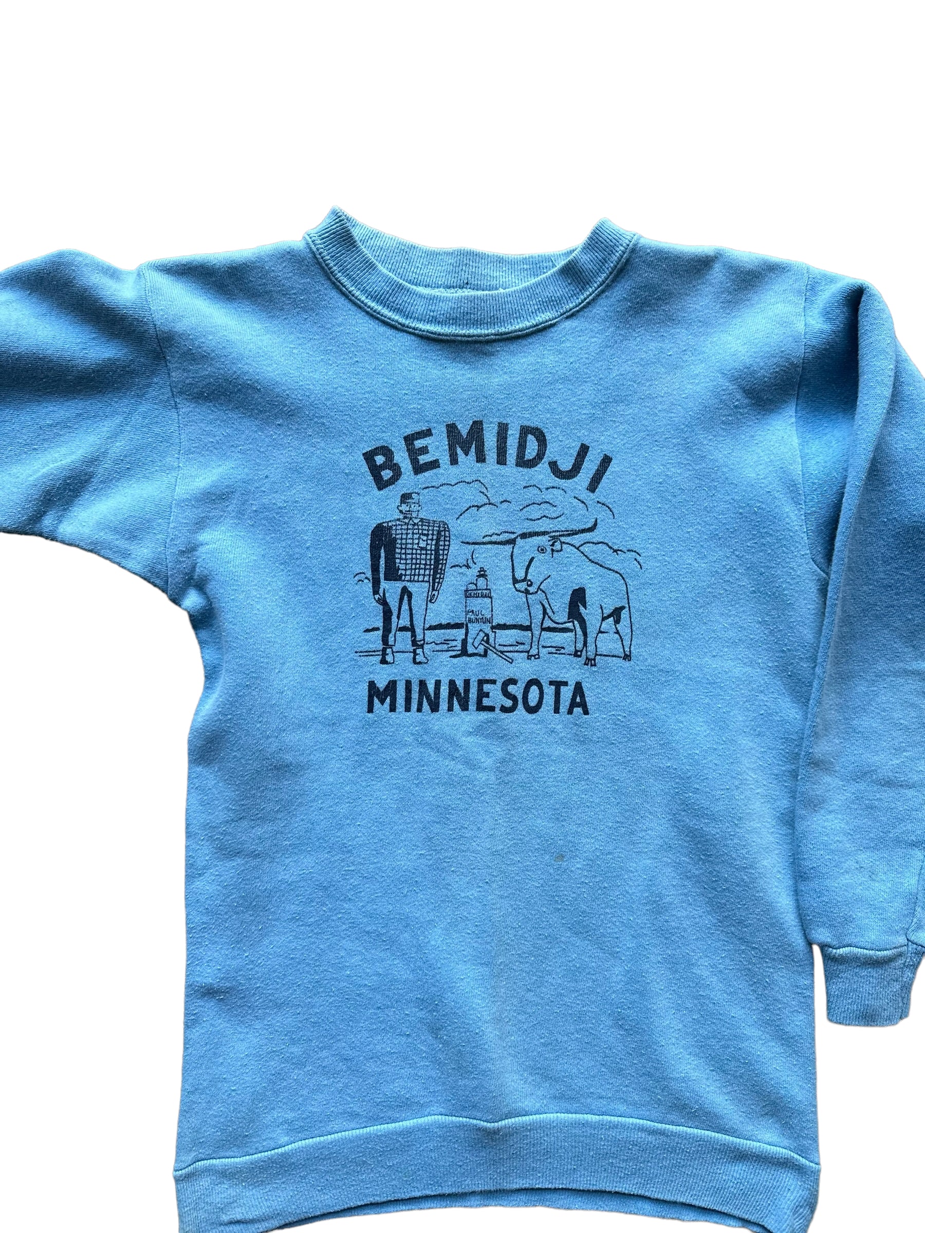 Additional Front View of Vintage Bemidji Crewneck Sweatshirt |  Seattle Vintage Workwear