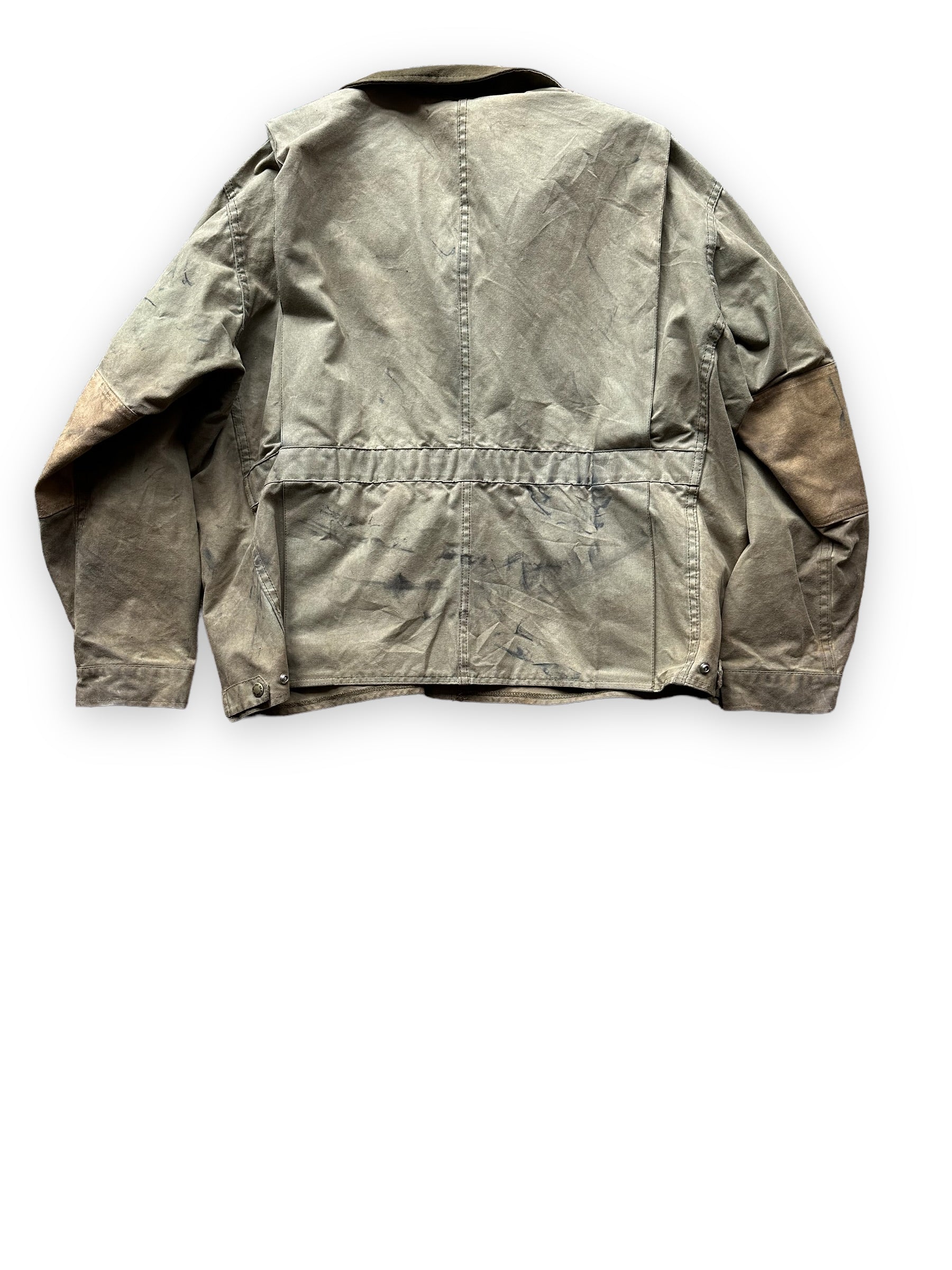 Rear View of Filson Tin Cloth Shooting Jacket Style 420 SZ XXL |  Barn Owl Vintage Goods | Vintage Workwear Seattle