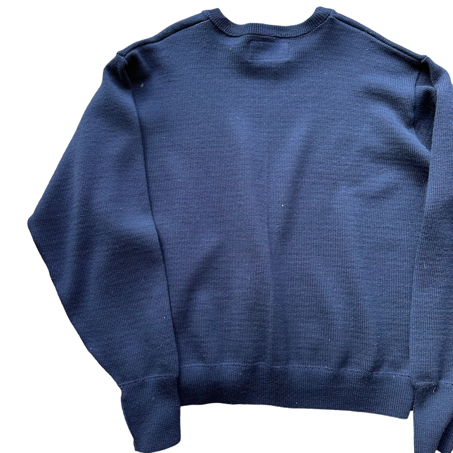 Right Rear View of Deadstock Filson Navy Guide Sweater SZ XXL |  New Old Stock Filson | Vintage Workwear Seattle