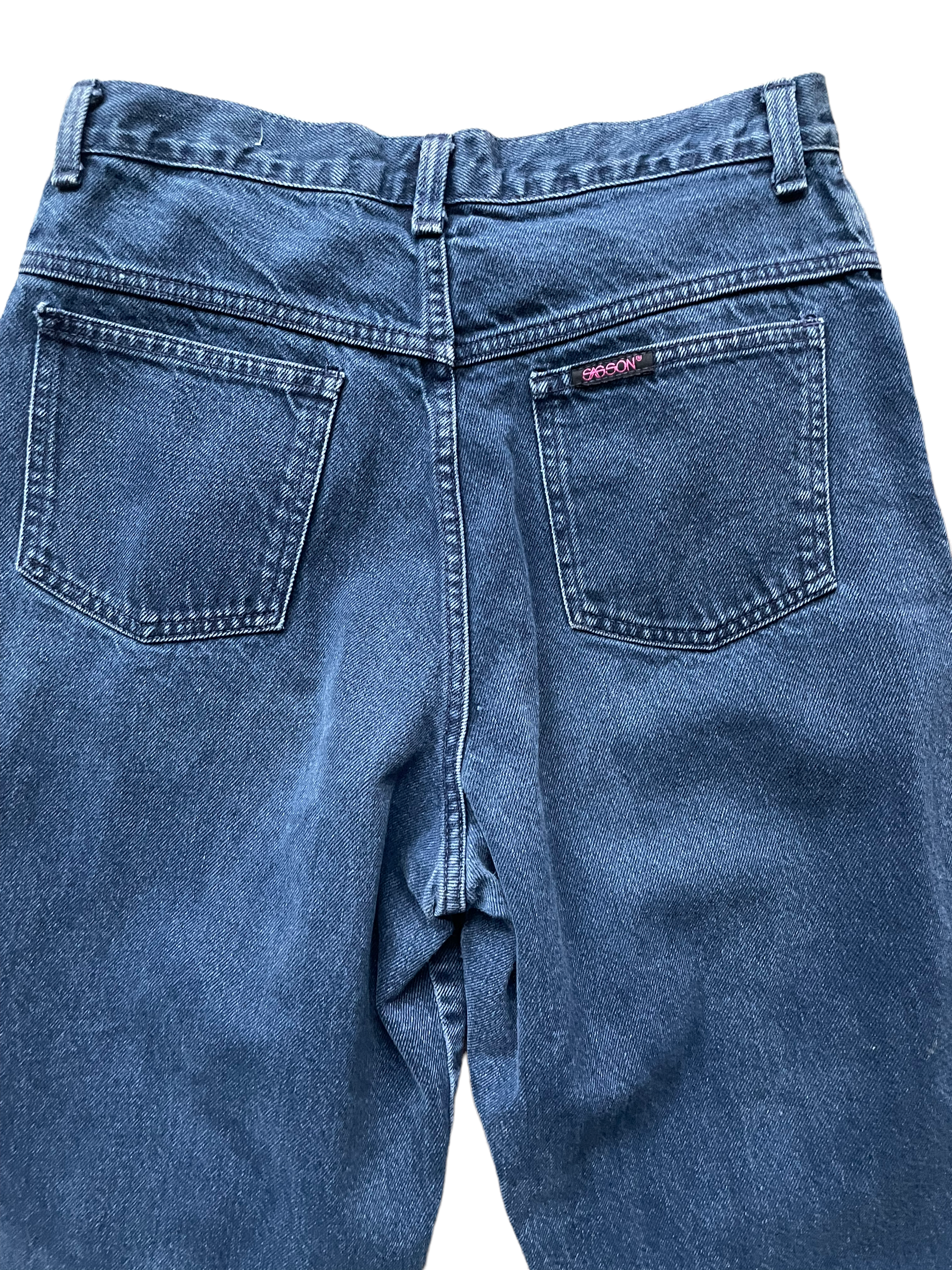 back pocket view of Vintage 1980s Sasson Ladies Jeans | Barn Owl Seattle | Vintage Ladies Jeans and Pants