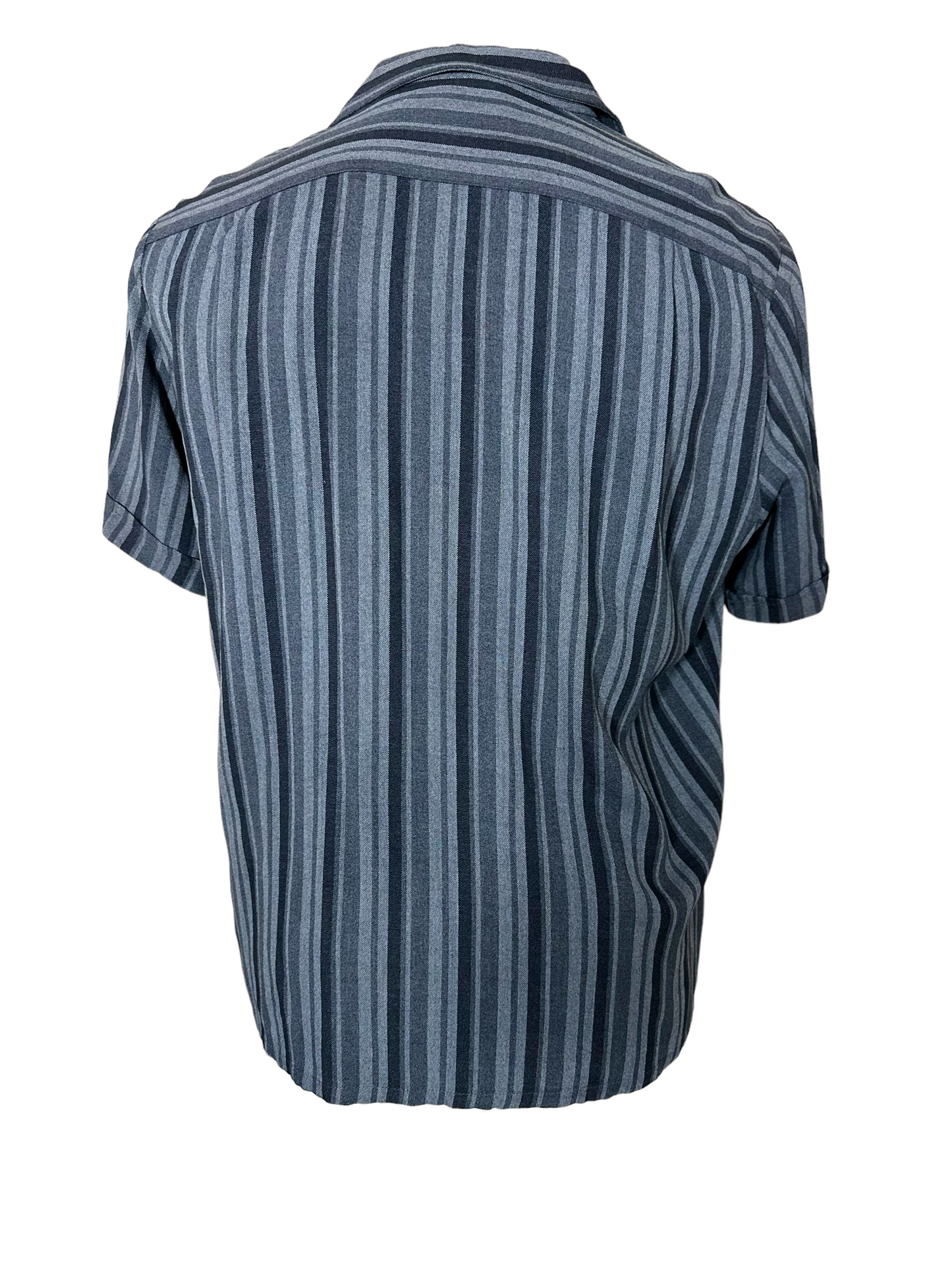 Rear View of Vintage Sportsman of California Short Sleeve Loop Collar Shirt | Barn Owl Vintage Clothing Seattle