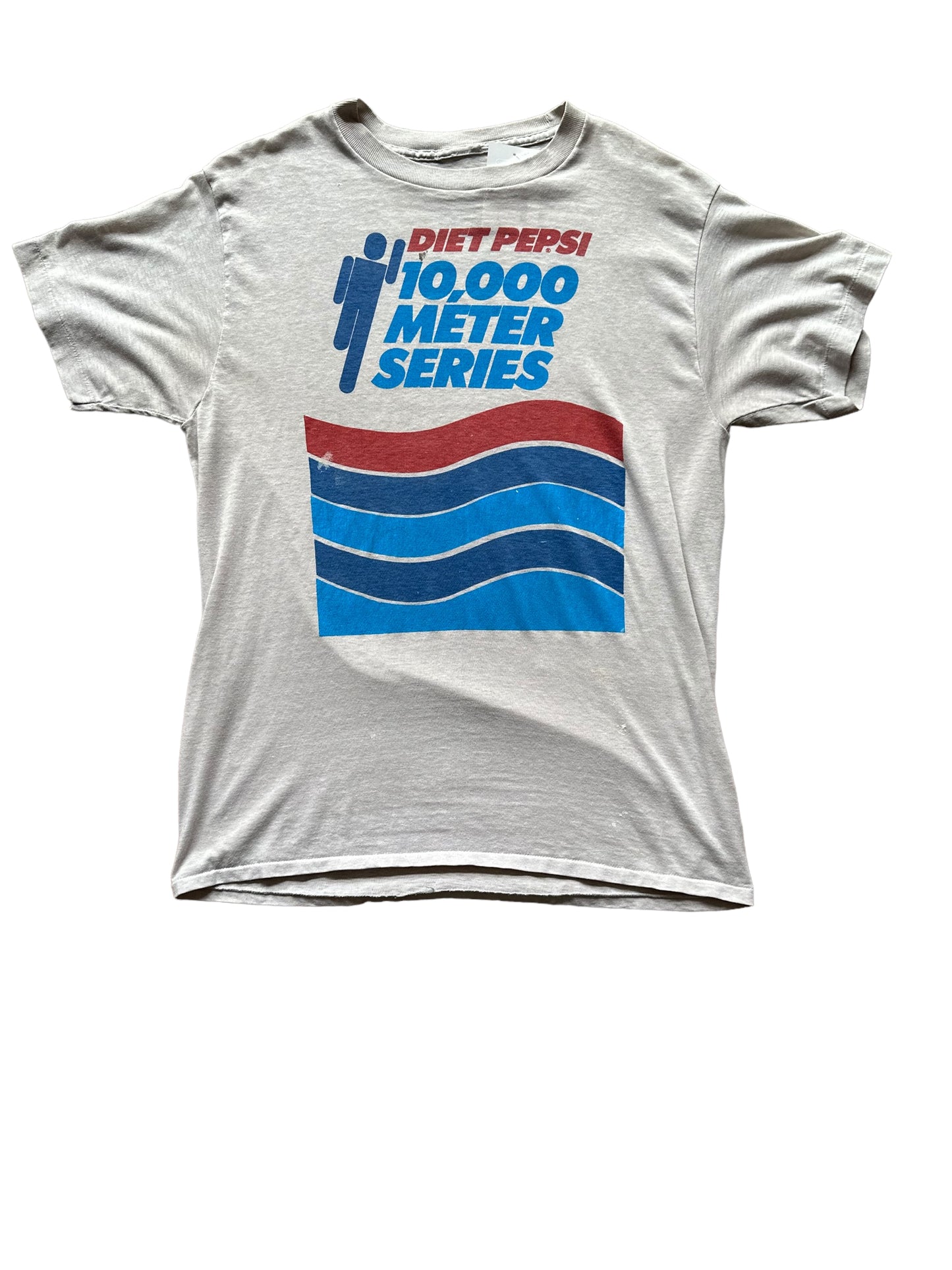 Front View Vintage Diet Pepsi Running Tee |  Vintage Running T Shirt | Barn Owl Vintage Seattle
