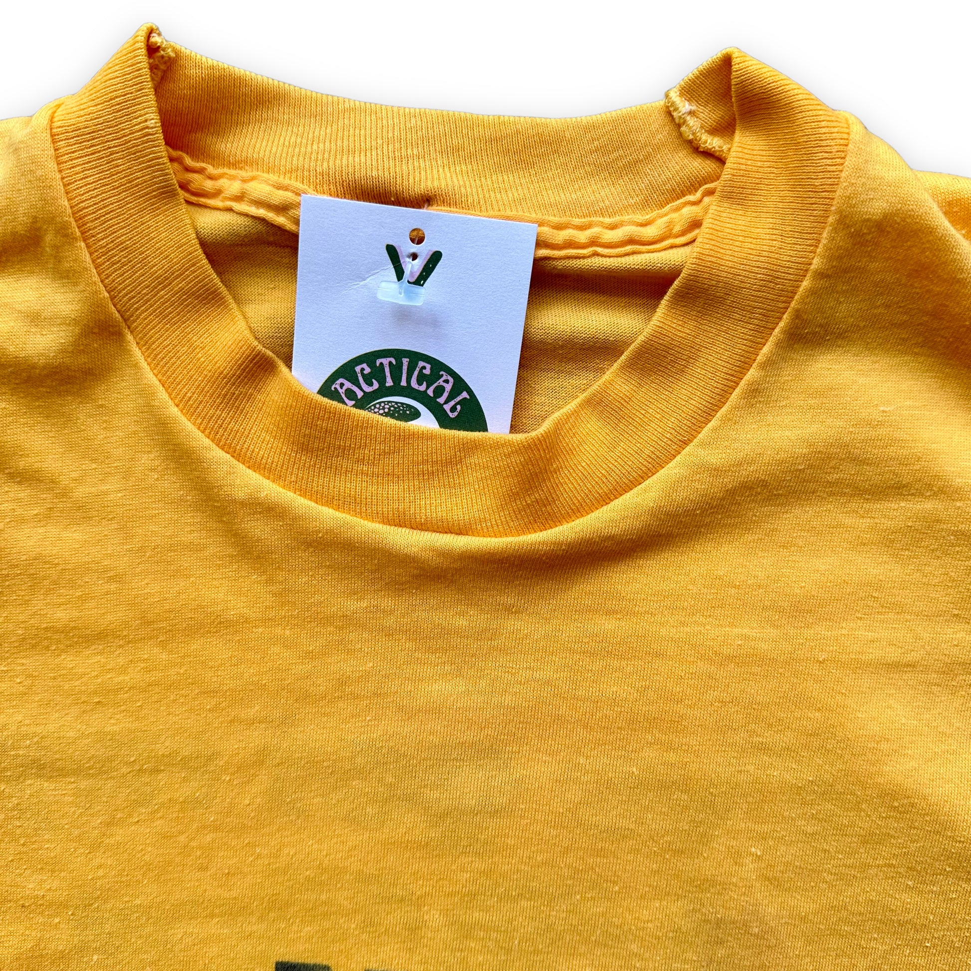 Collar View on Vintage Activision No Gaping Holes Graphic Tee Template SZ S |  Vintage Video Game Tee Seattle | Barn Owl Vintage