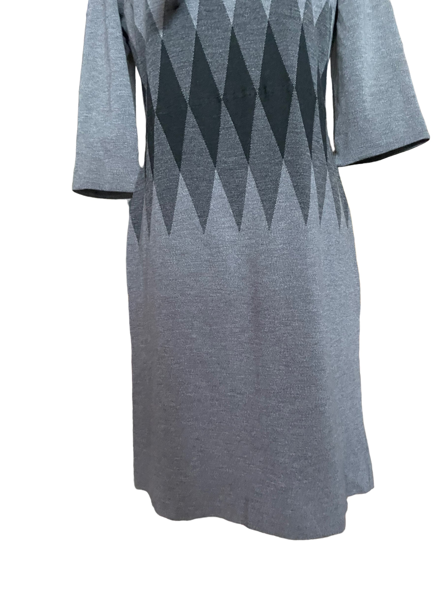 Vintage Leslie Fay Mod selling Geometric Modernist Dress, sz 14