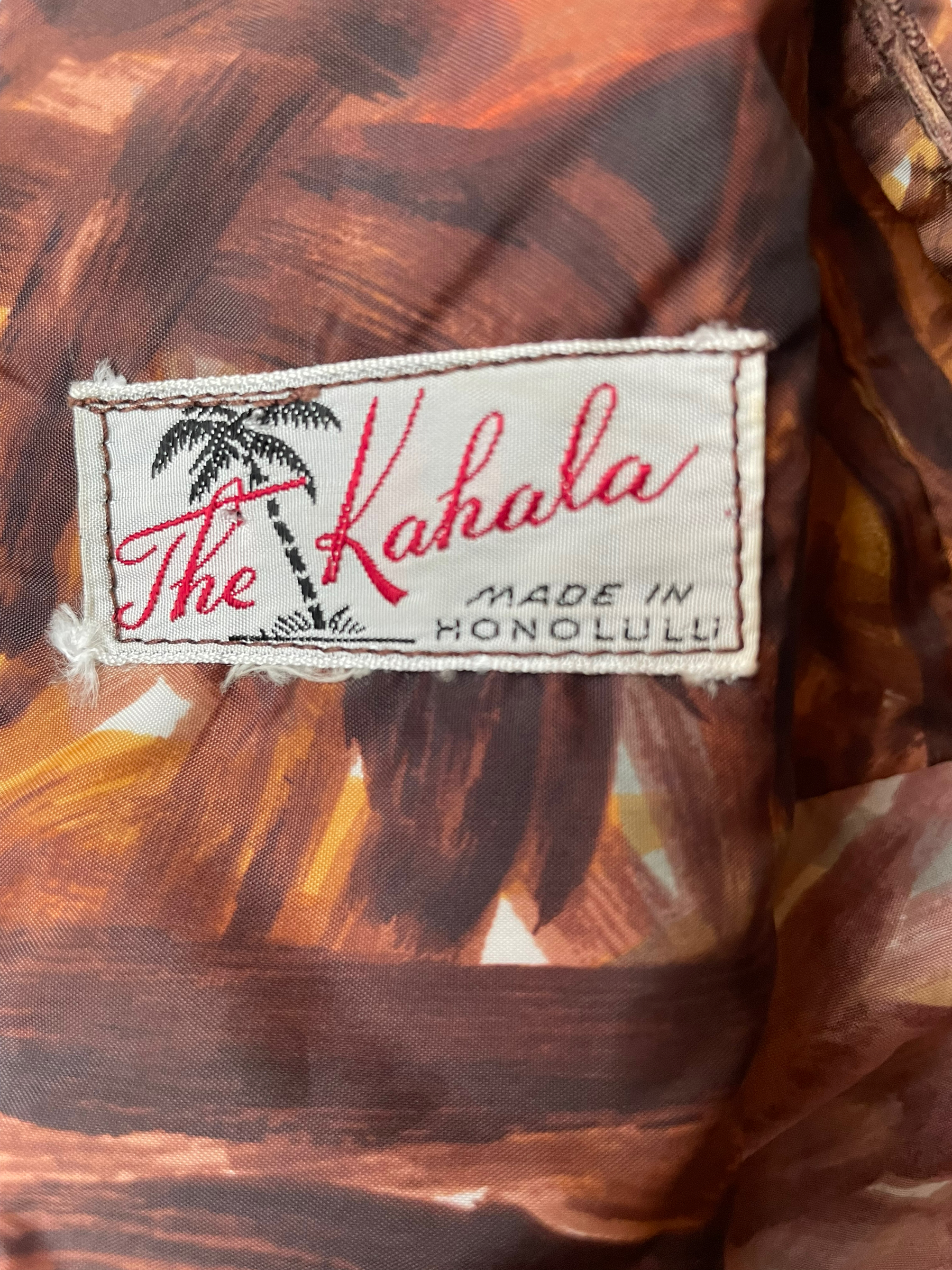 The Kahala label Vintage 1950s Kahala Play Suit | Barn Owl Vintage Seattle | Vintage Ladies Swimwear