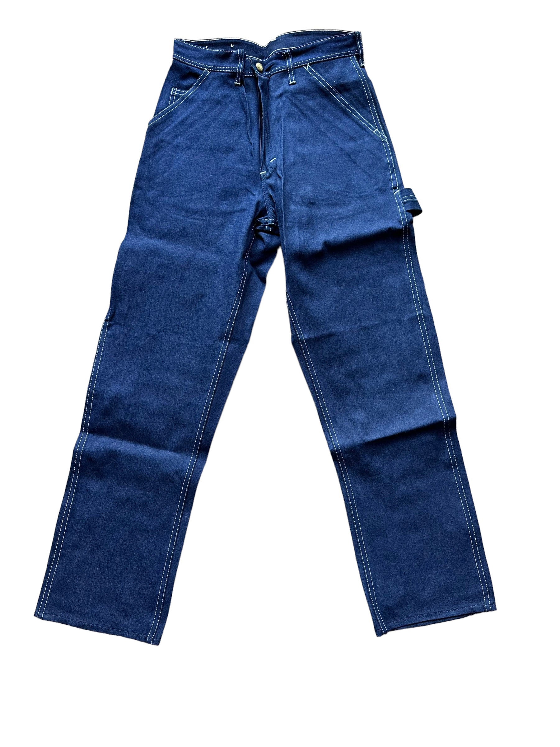 Front View of New Old Stock Vintage Carter's Carpenter Dungarees W29 L30 | Vintage Workwear Seattle