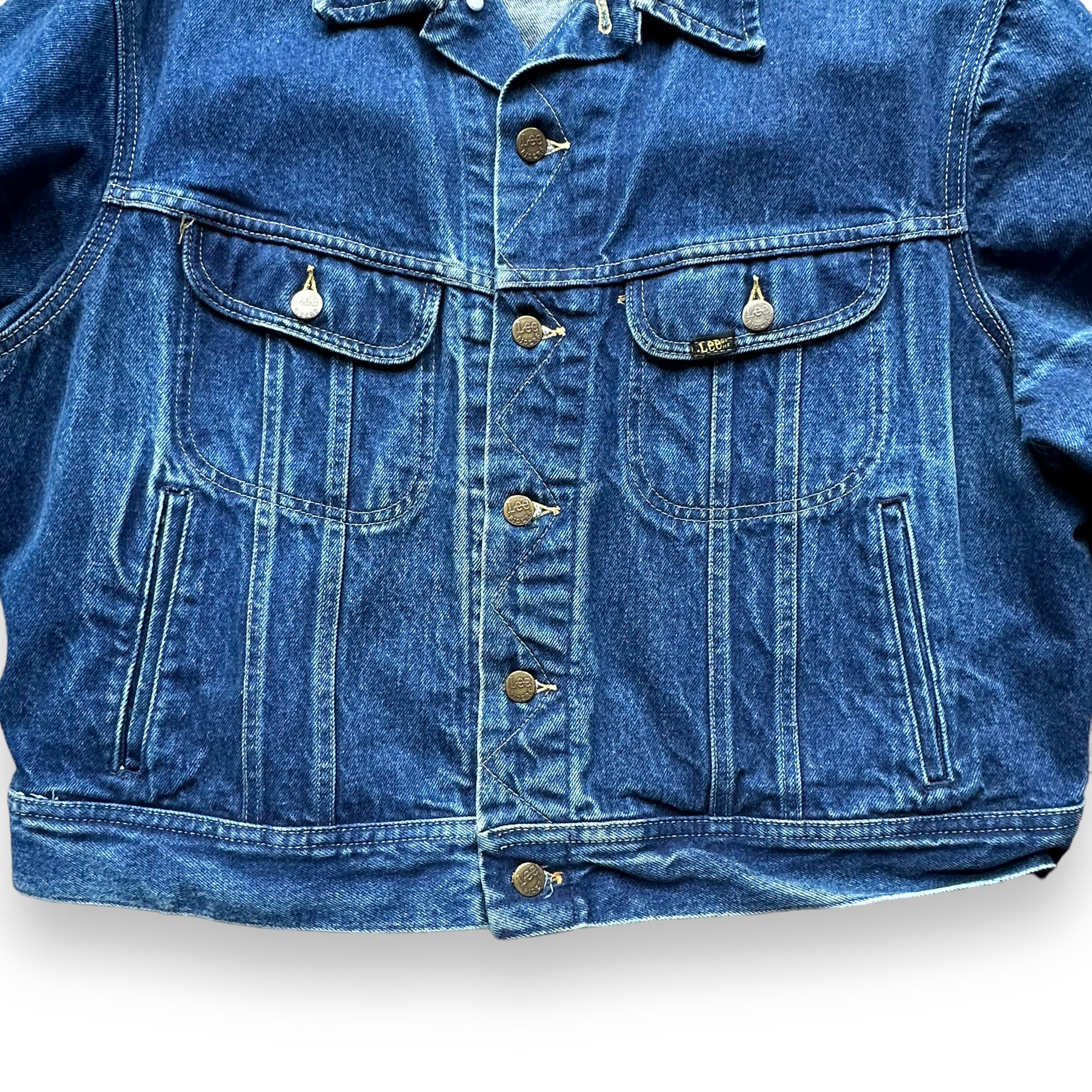 Vintage Dark Lee Rider 101-J SZ 50 | Vintage Denim Workwear Seattle |  Seattle Vintage Denim Jackets