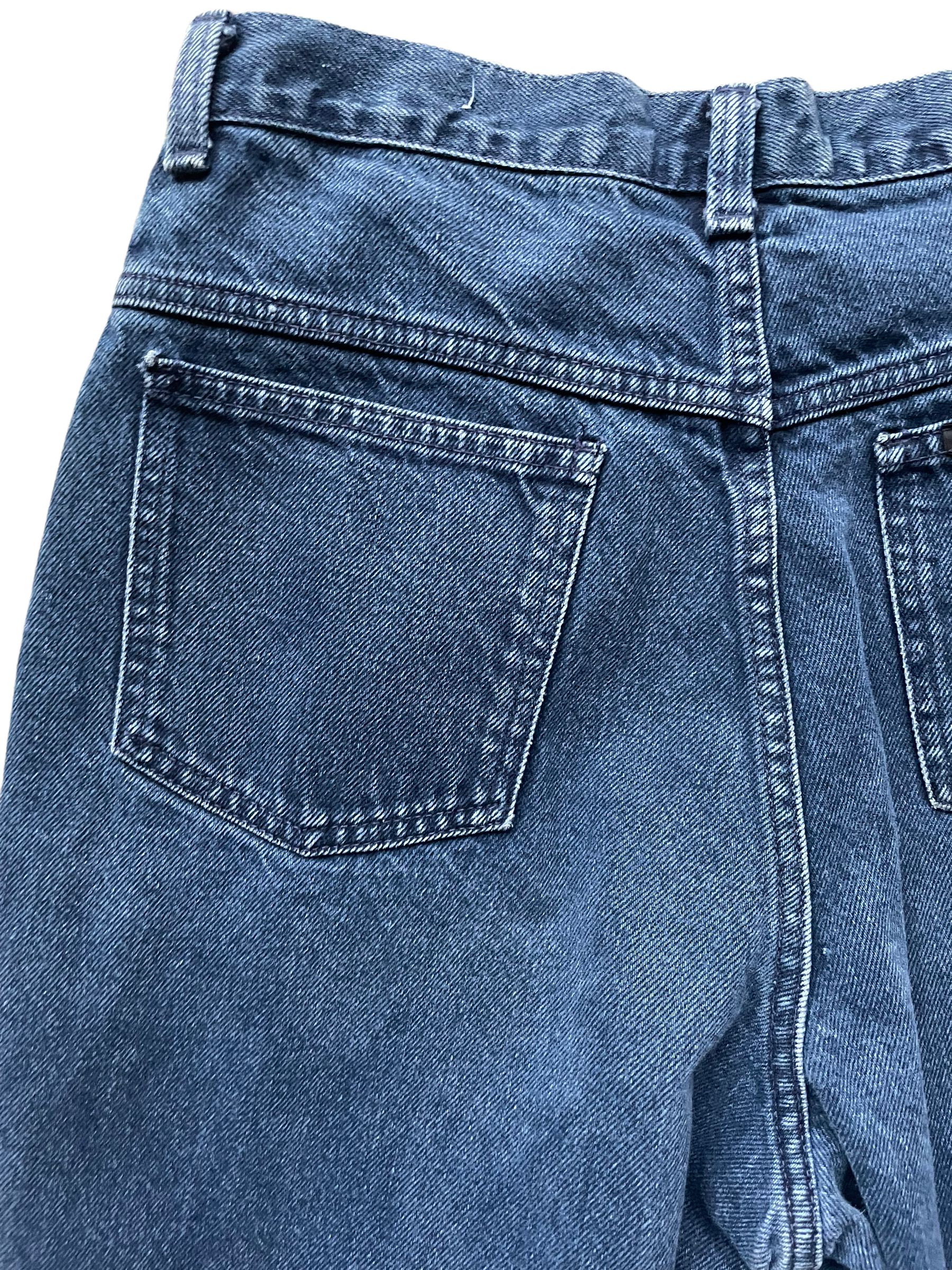 Left back pocket view of Vintage 1980s Sasson Ladies Jeans | Barn Owl Seattle | Vintage Ladies Jeans and Pants